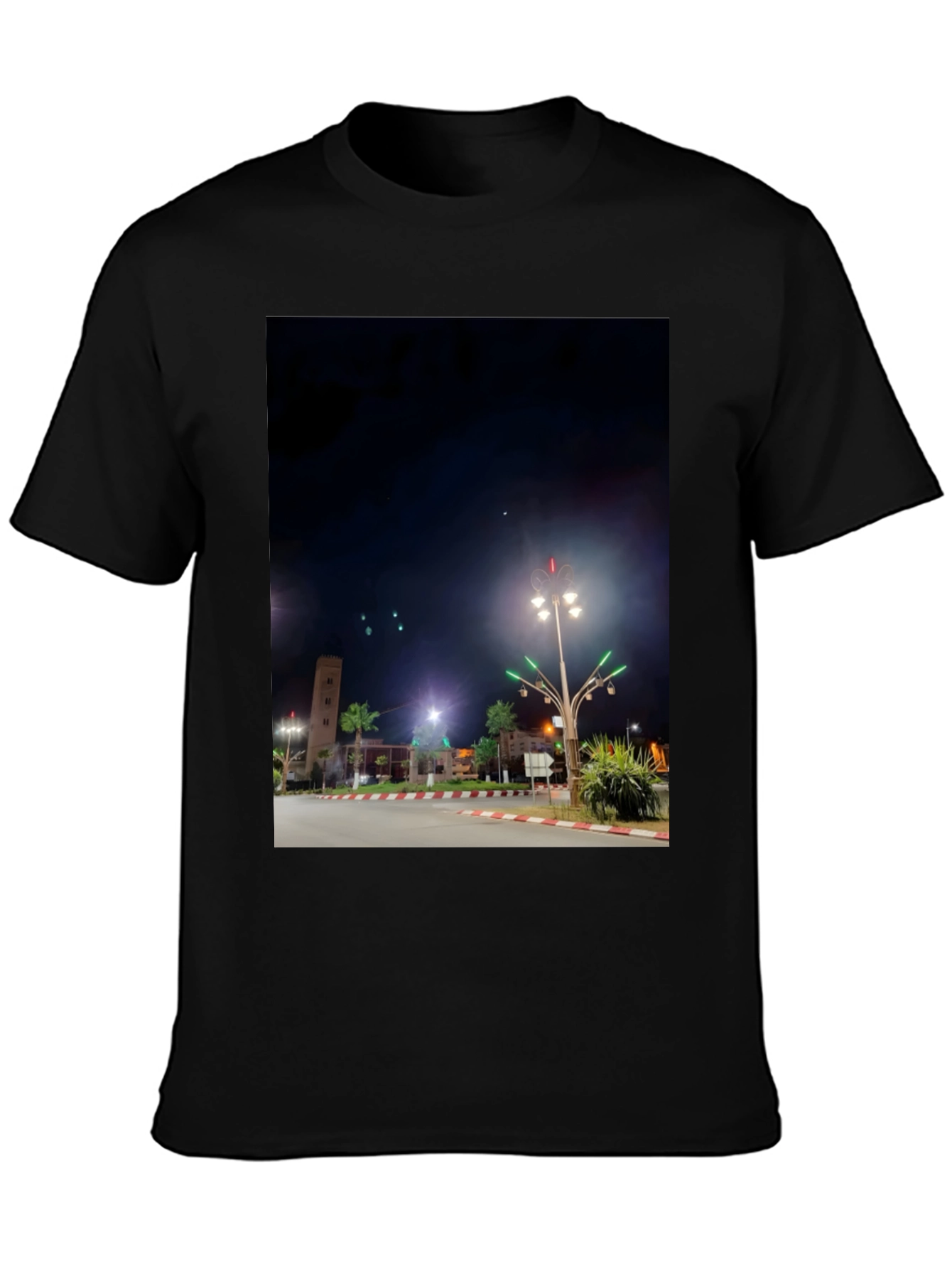 Nightscape Tee: City Lights Design