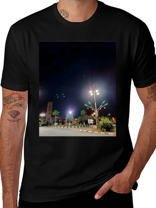 Nightscape Tee: City Lights Design