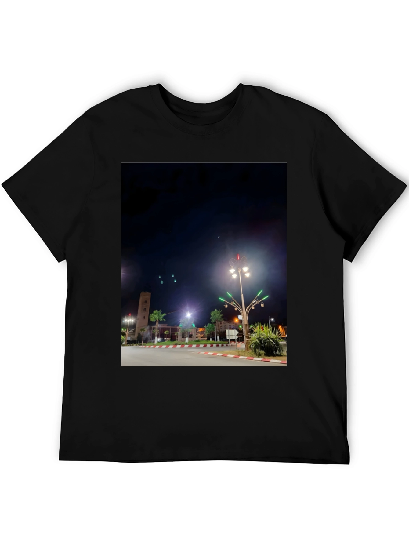 Nightscape Tee: City Lights Design