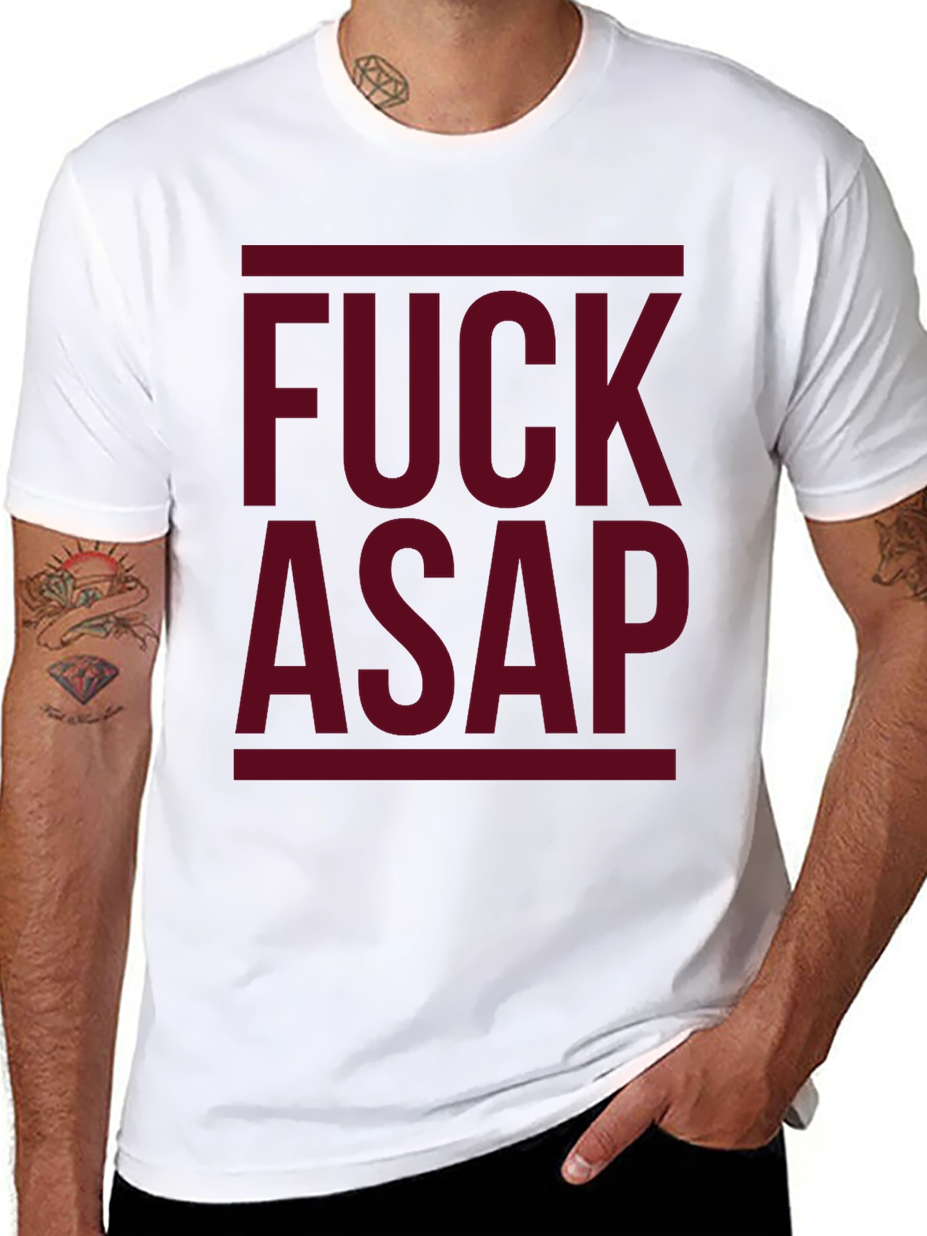 F*ck ASAP Graphic T-Shirt - Bold Statement Tee