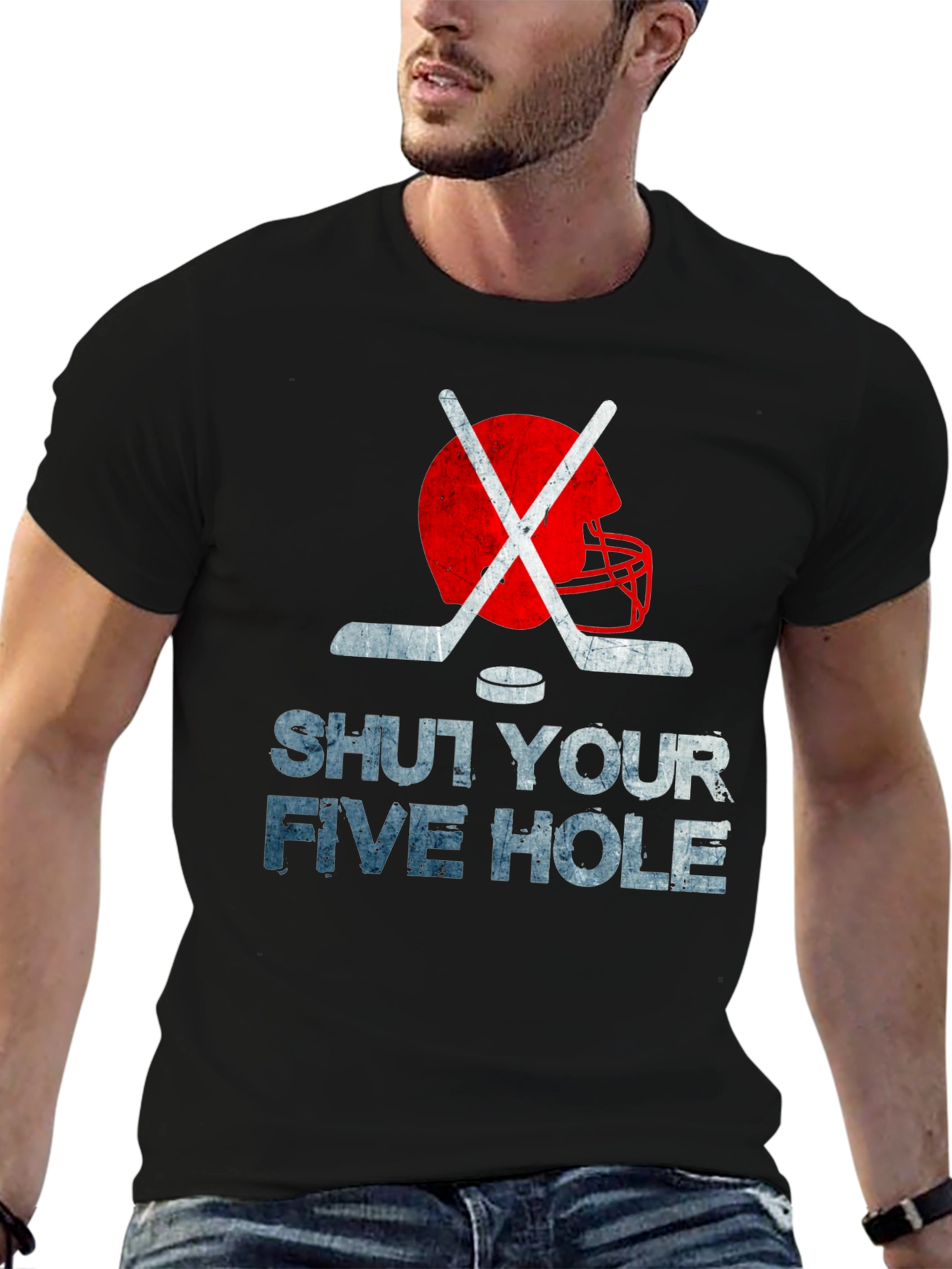 Shut Your Five Hole Hockey T-Shirt