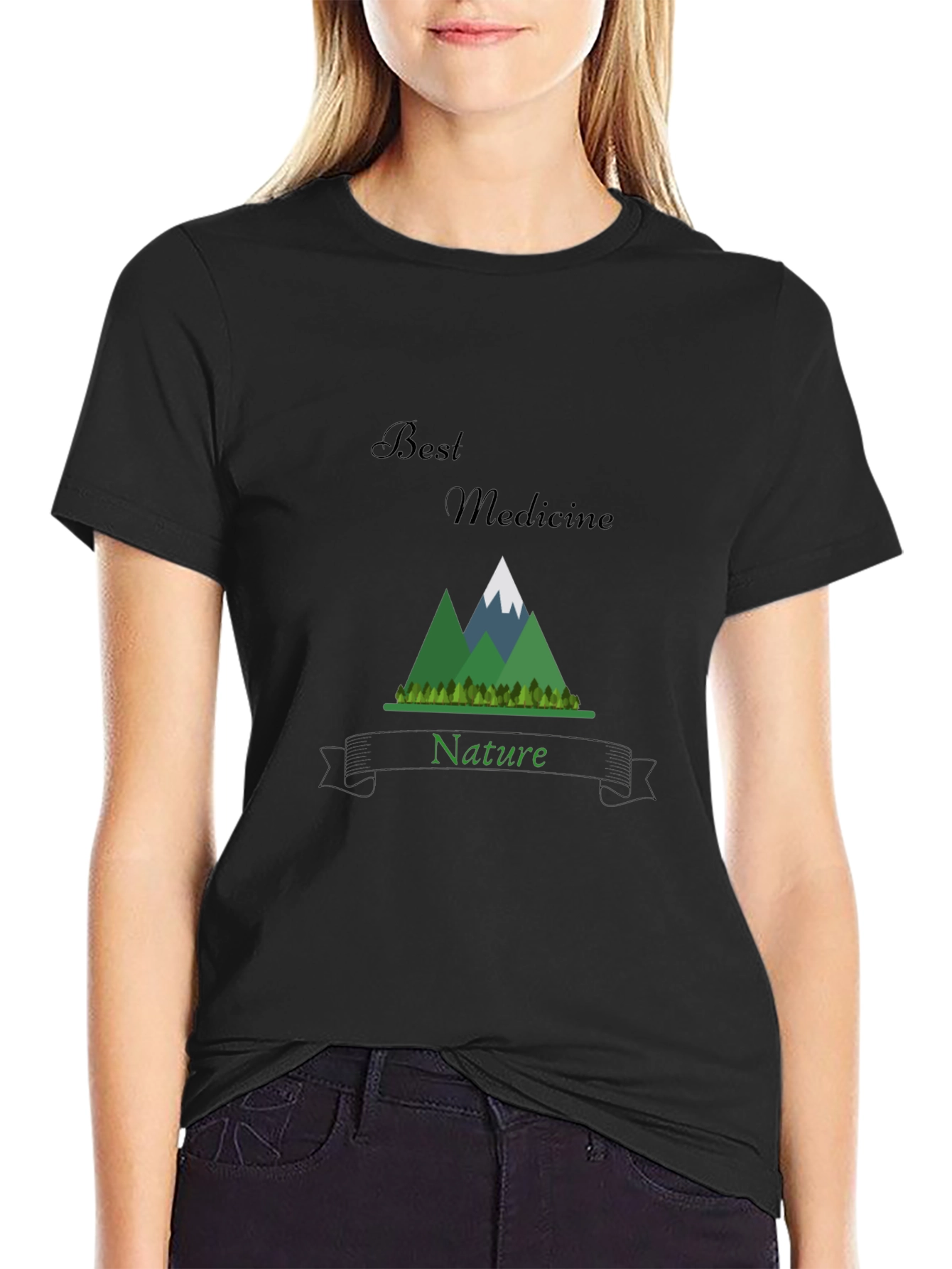 Best Medicine Nature Graphic T-Shirt