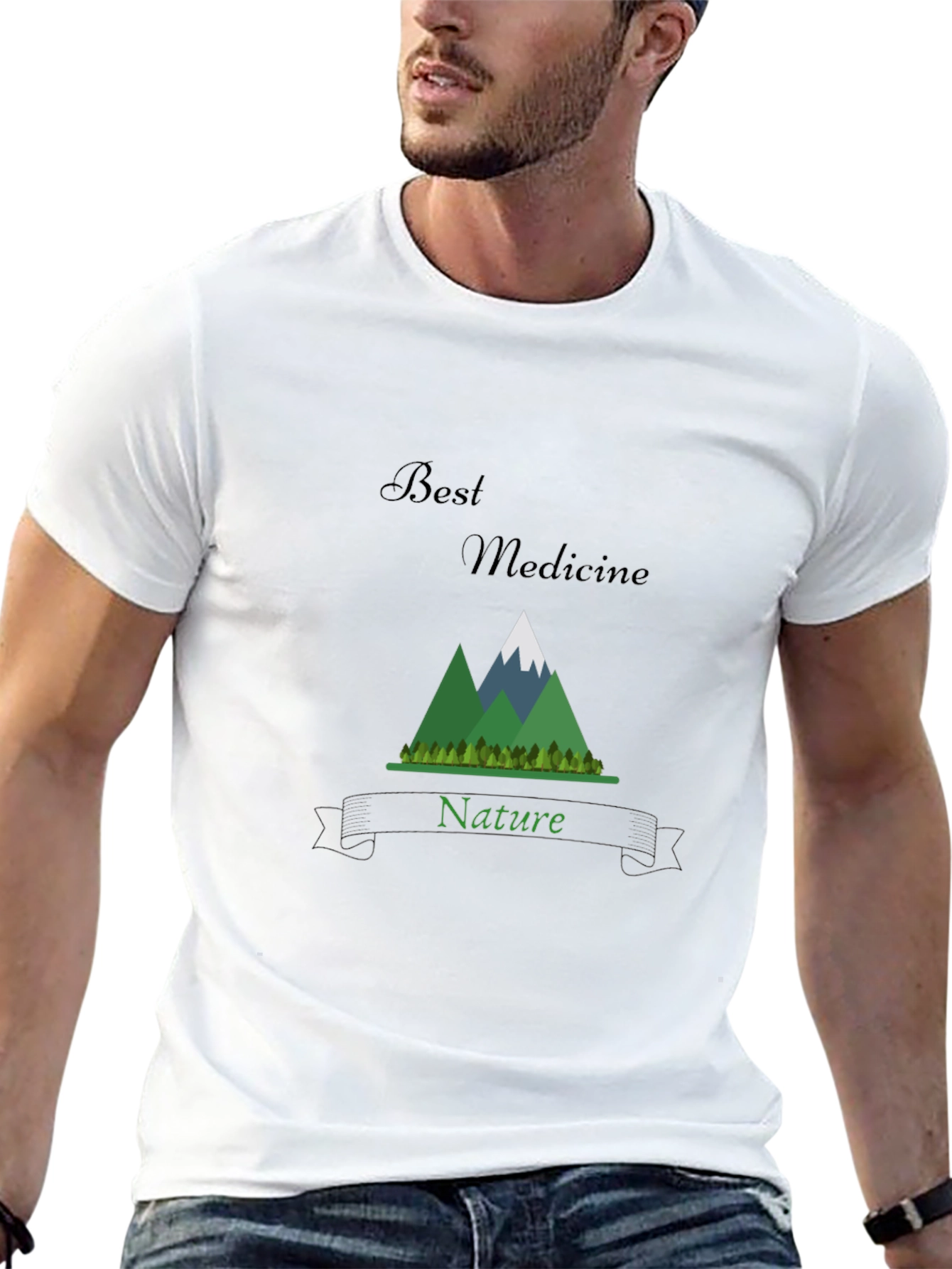 Best Medicine Nature Graphic T-Shirt