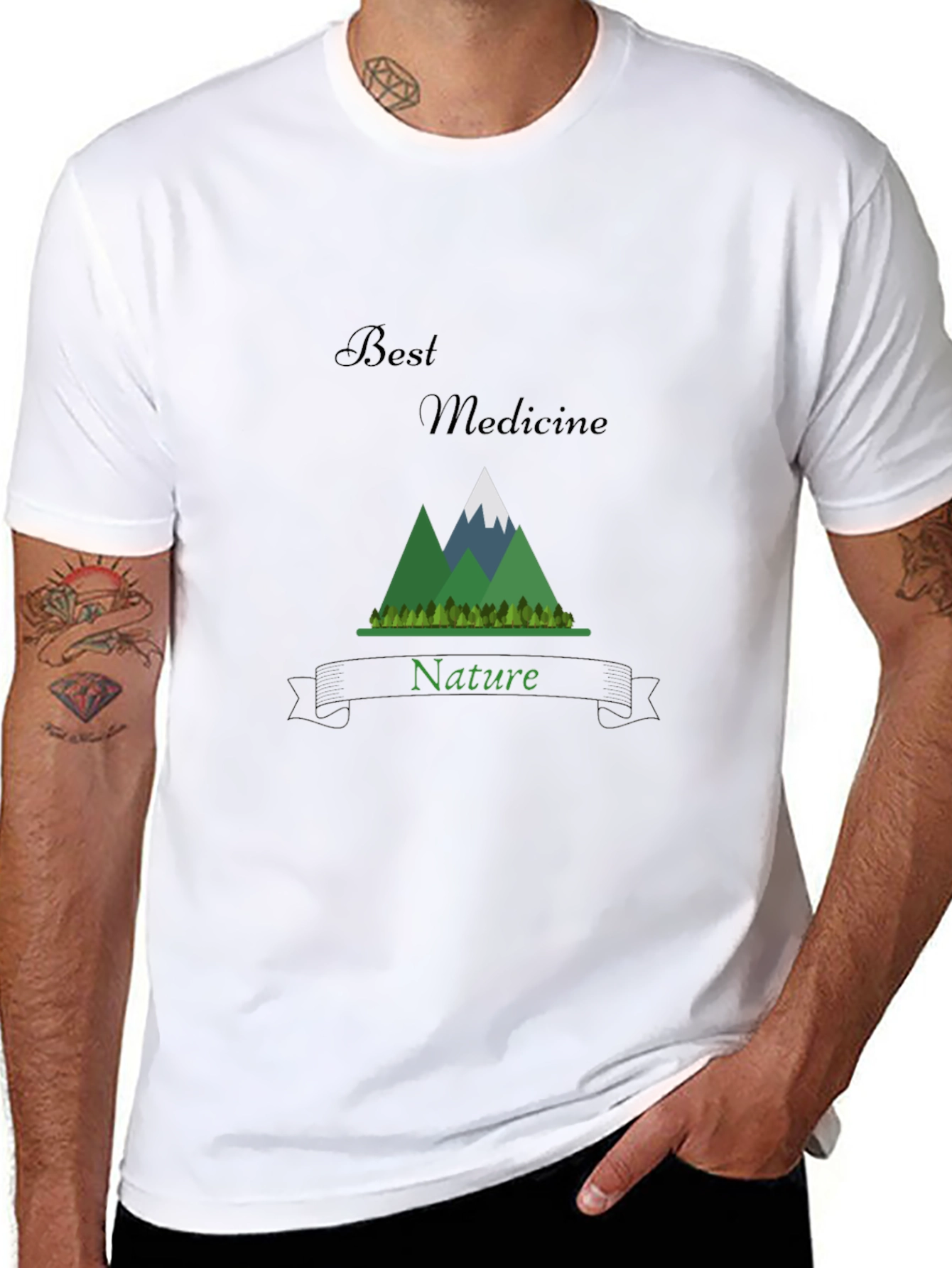 Best Medicine Nature Graphic T-Shirt