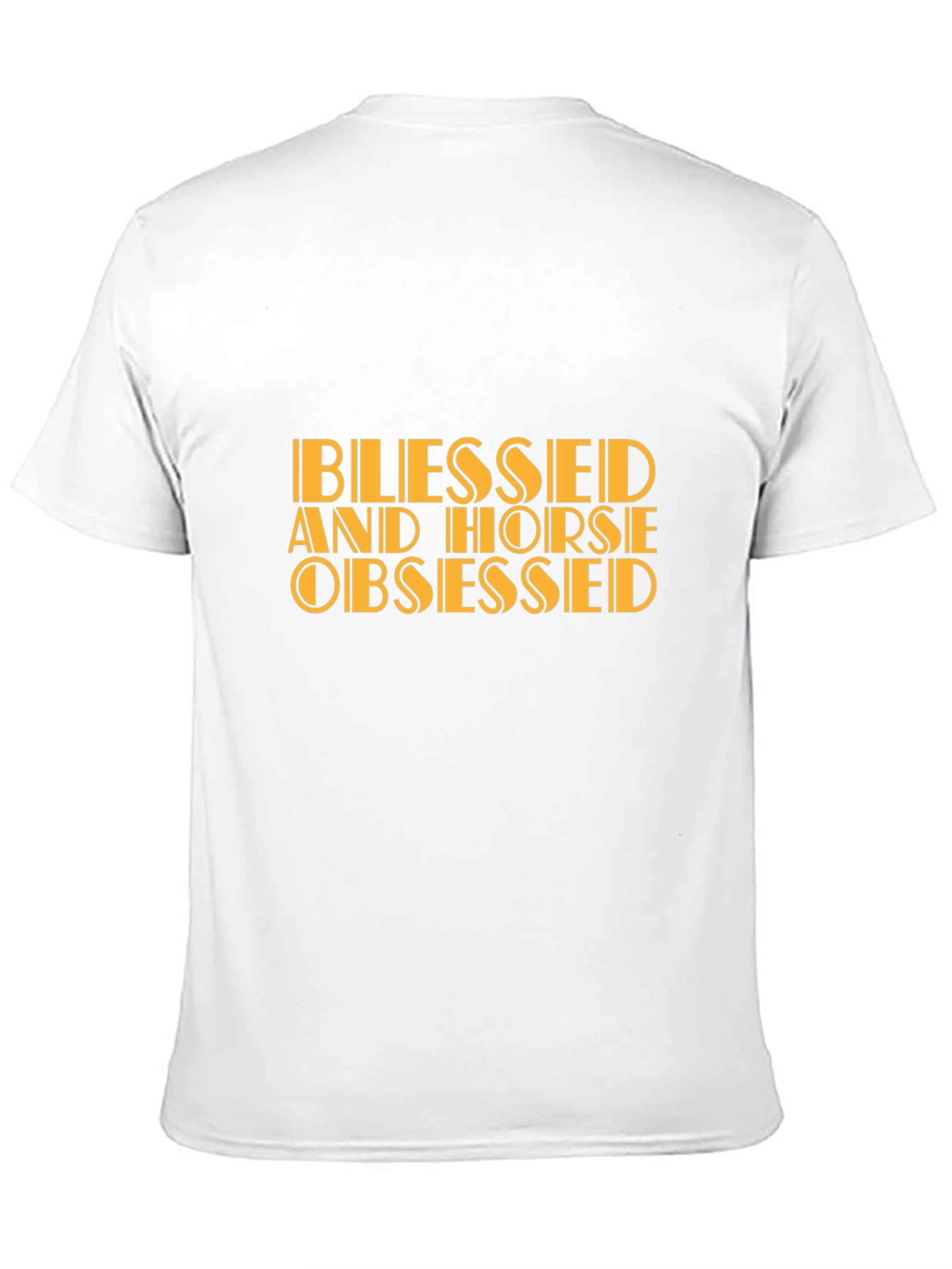 Blessed and Horse Obsessed Graphic Tee