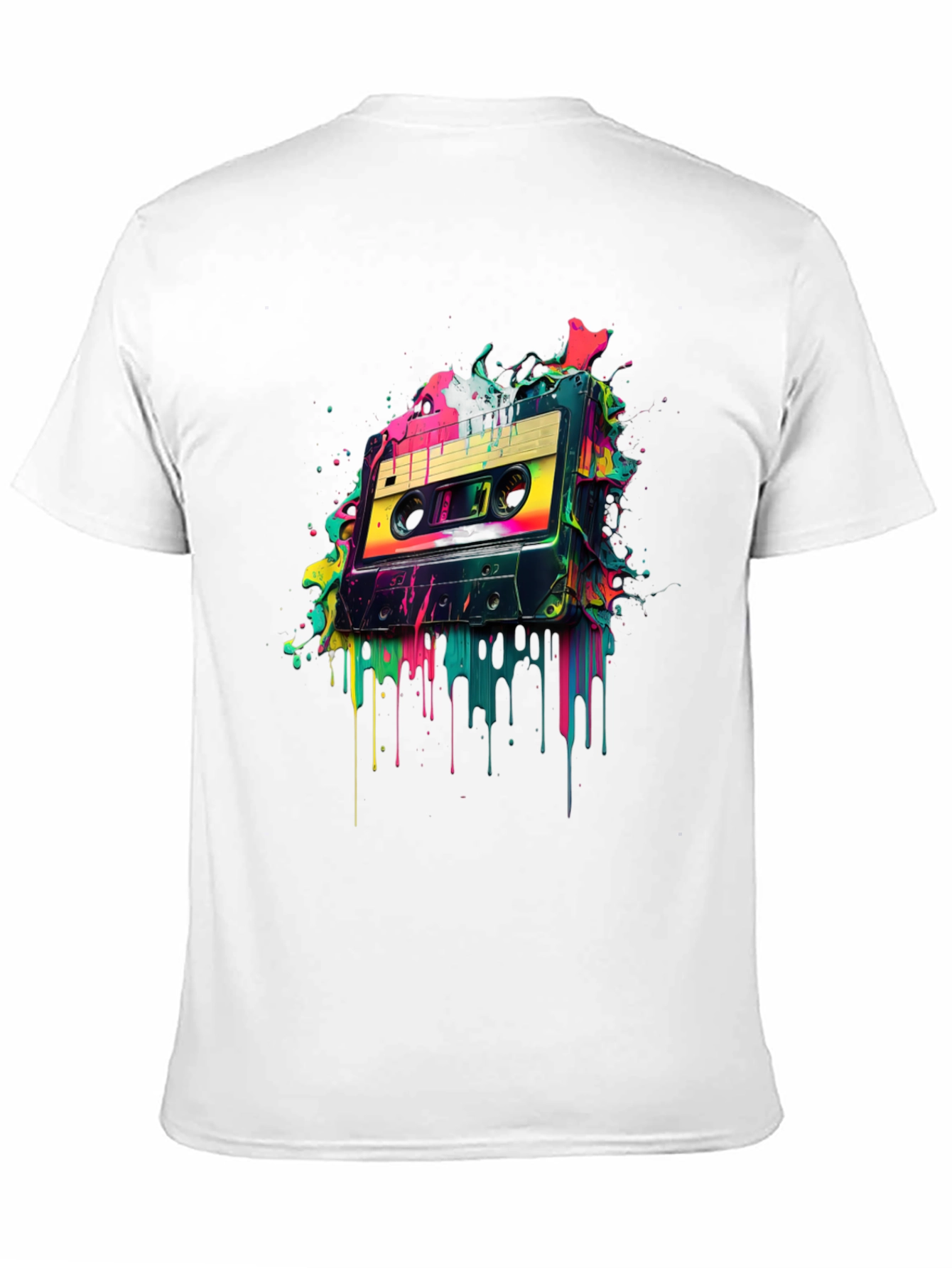 Retro Cassette Tape Graphic Tee - 80s Vibes