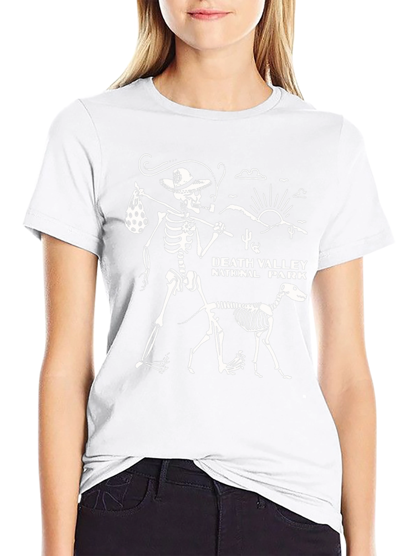 Death Valley National Park Skeleton T-Shirt