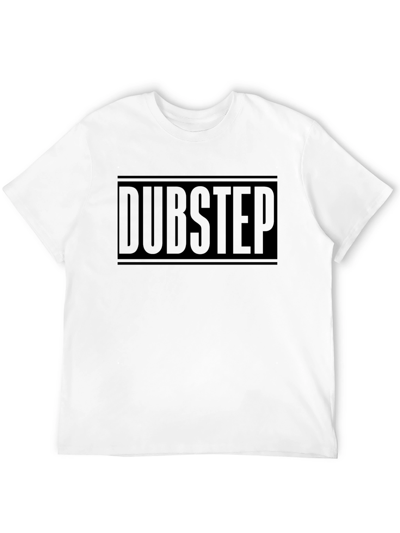 Dubstep Black Graphic Tee - Music Lover Shirt