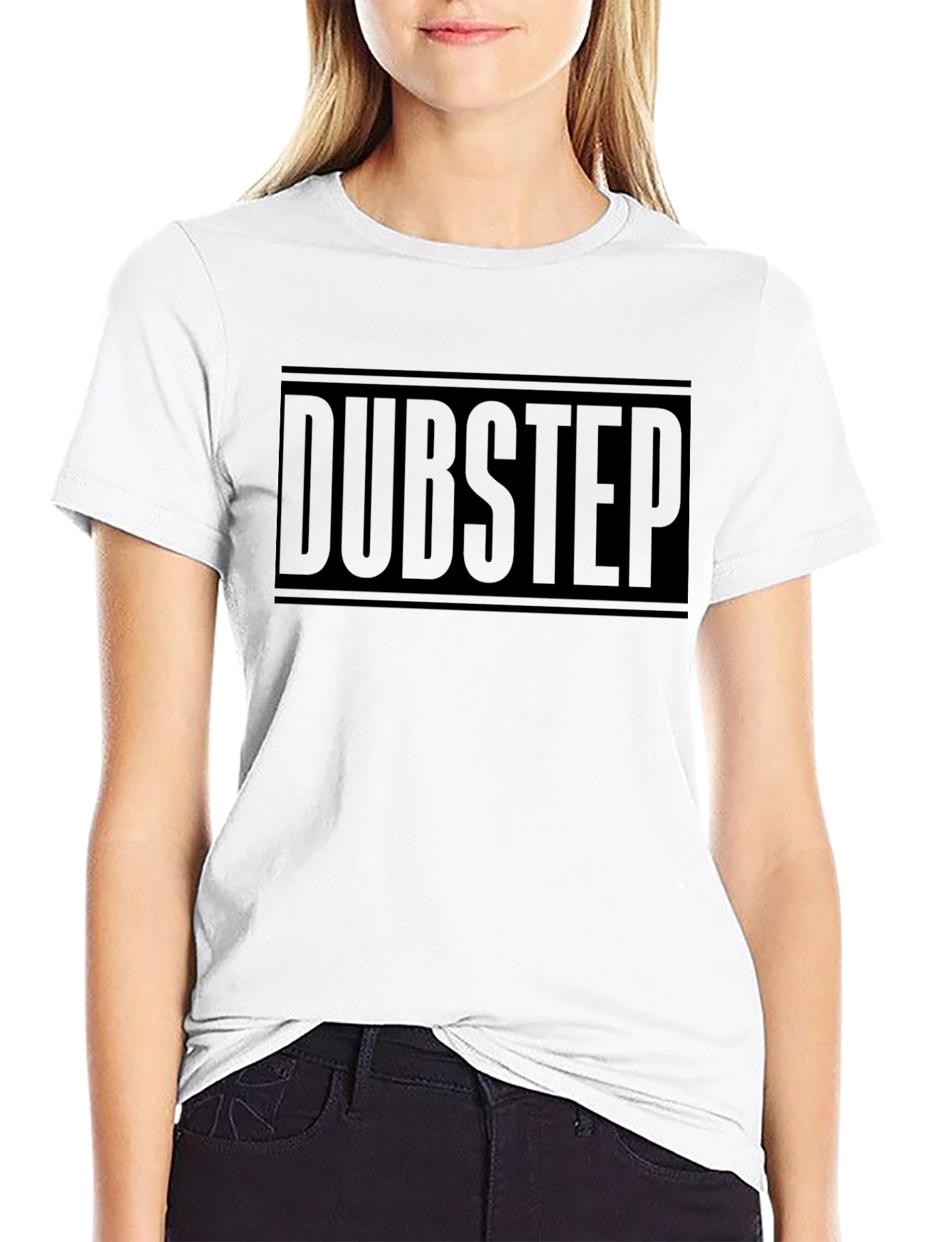 Dubstep Black Graphic Tee - Music Lover Shirt