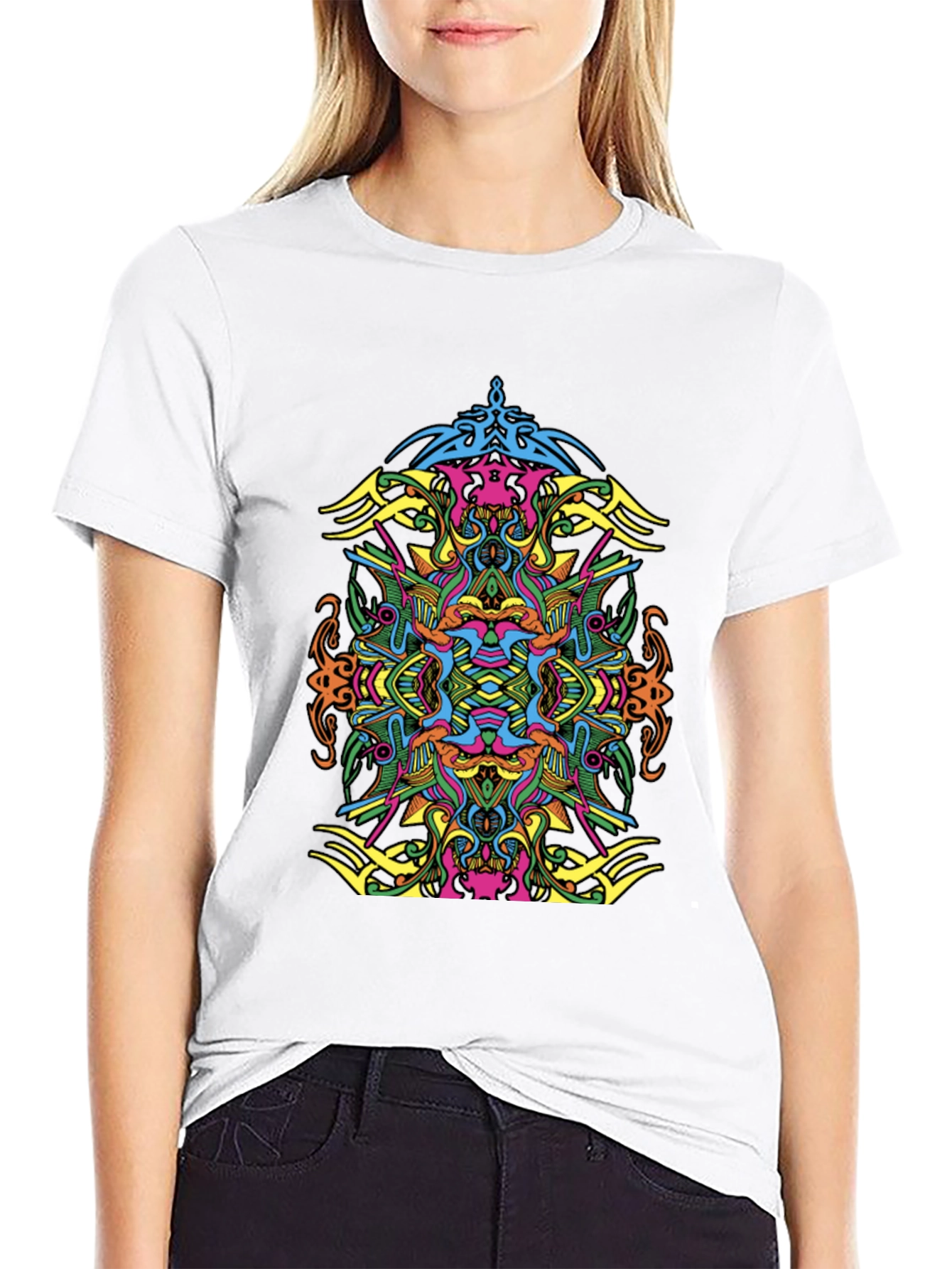Psychedelic Art Black T-Shirt