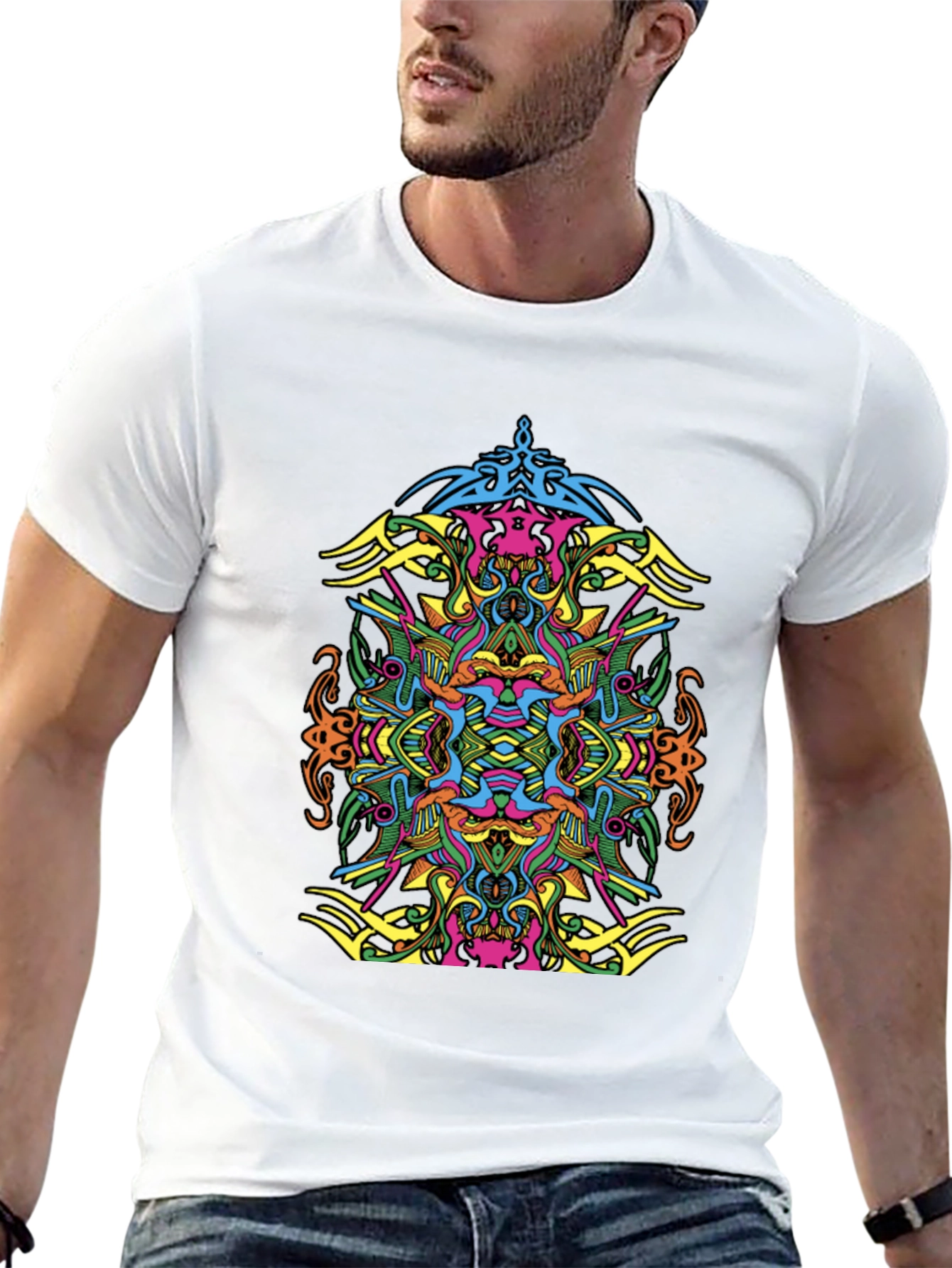 Psychedelic Art Black T-Shirt