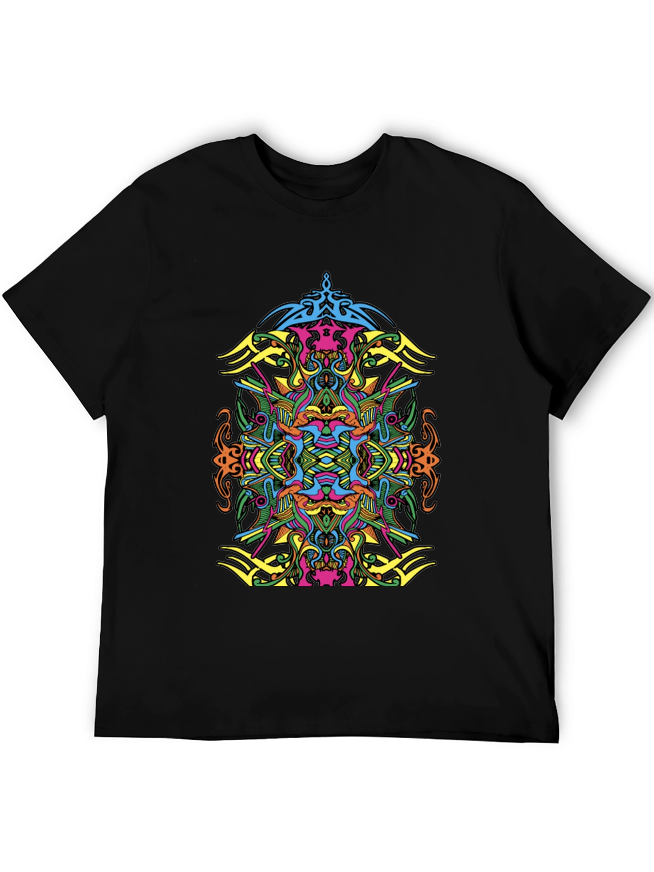 Psychedelic Art Black T-Shirt