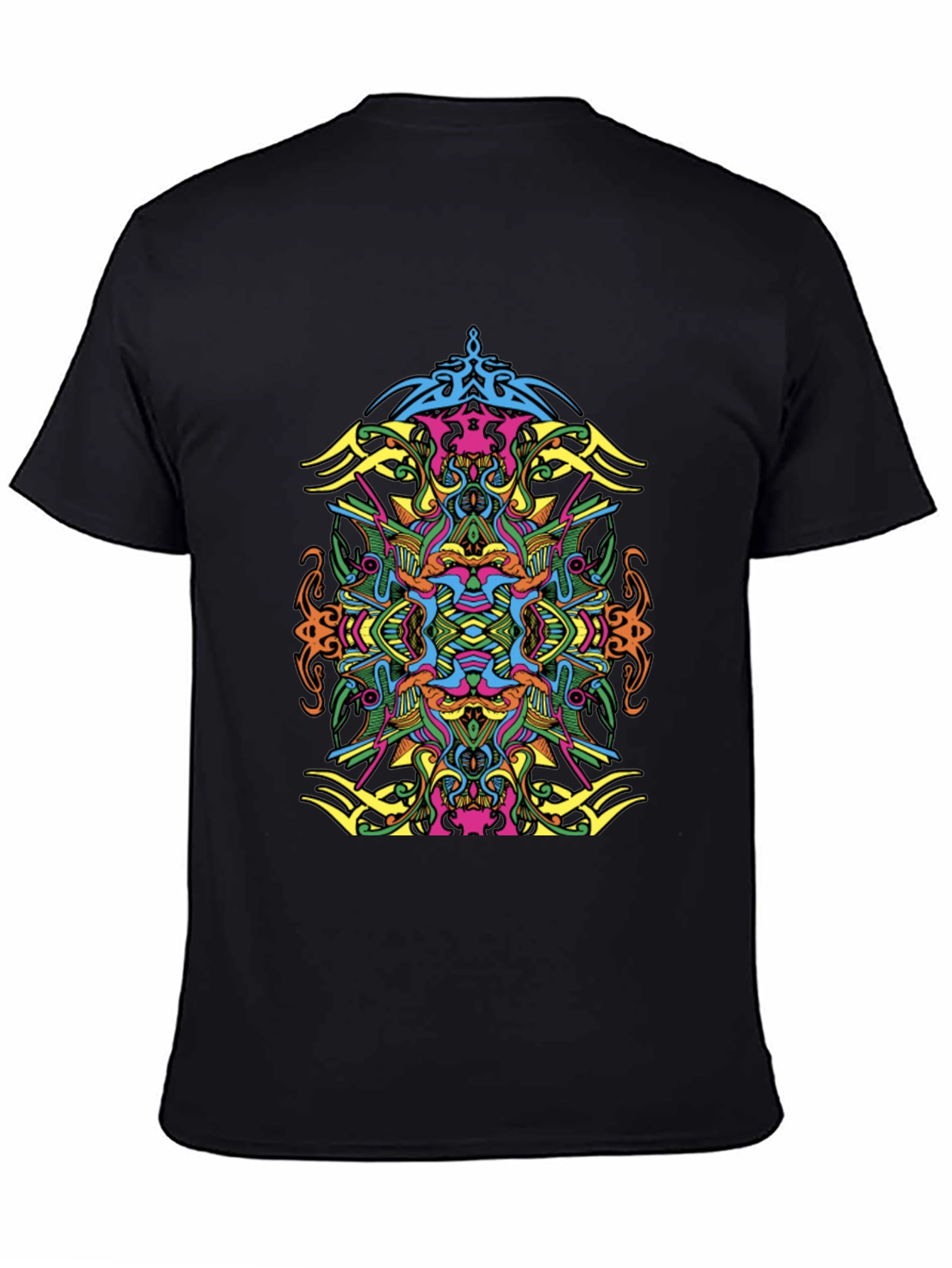 Psychedelic Art Black T-Shirt