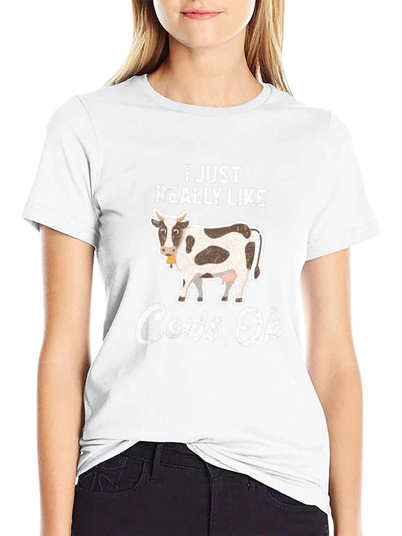 I Just Really Like Cows Ok T-Shirt