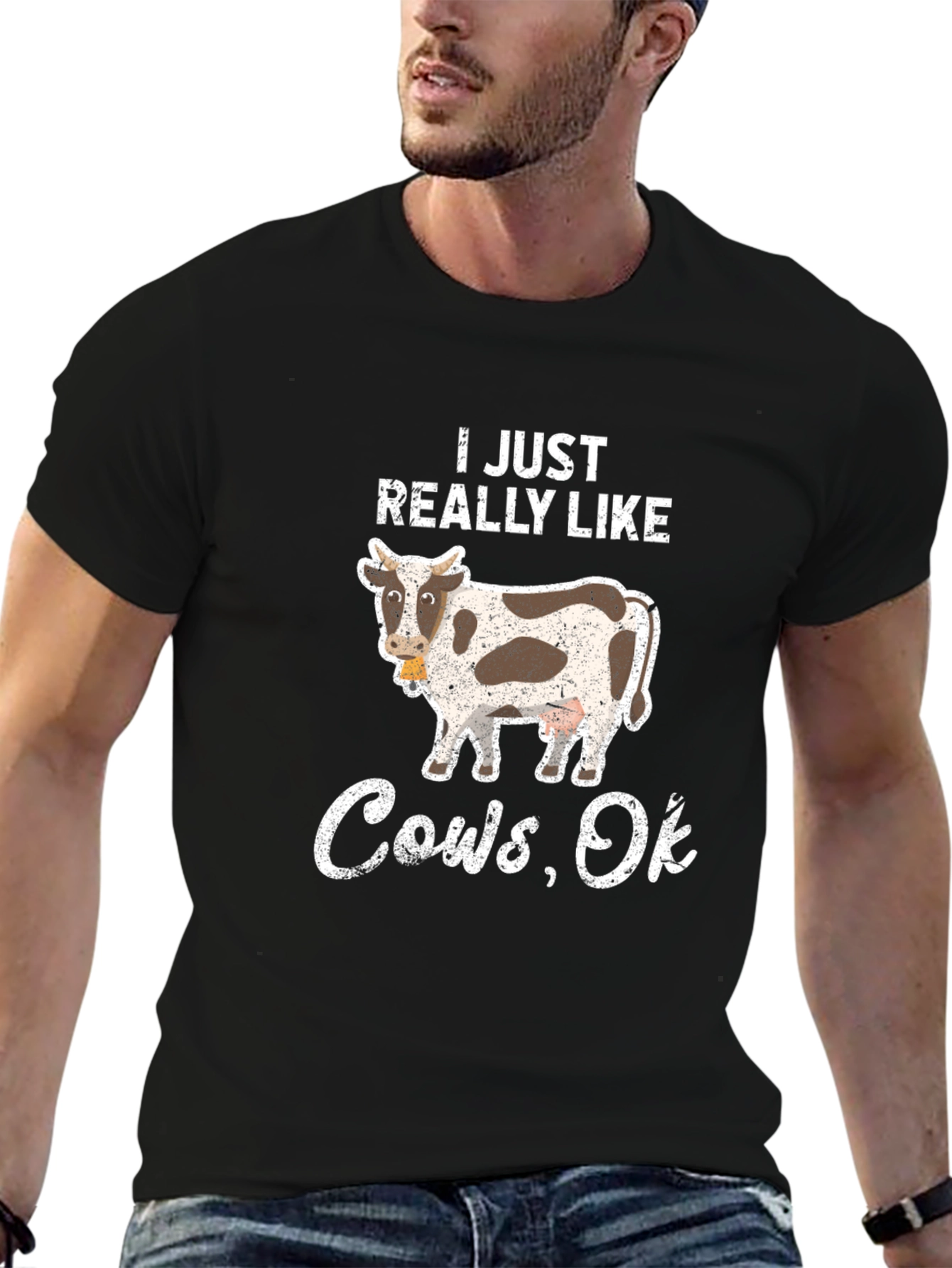 I Just Really Like Cows Ok T-Shirt