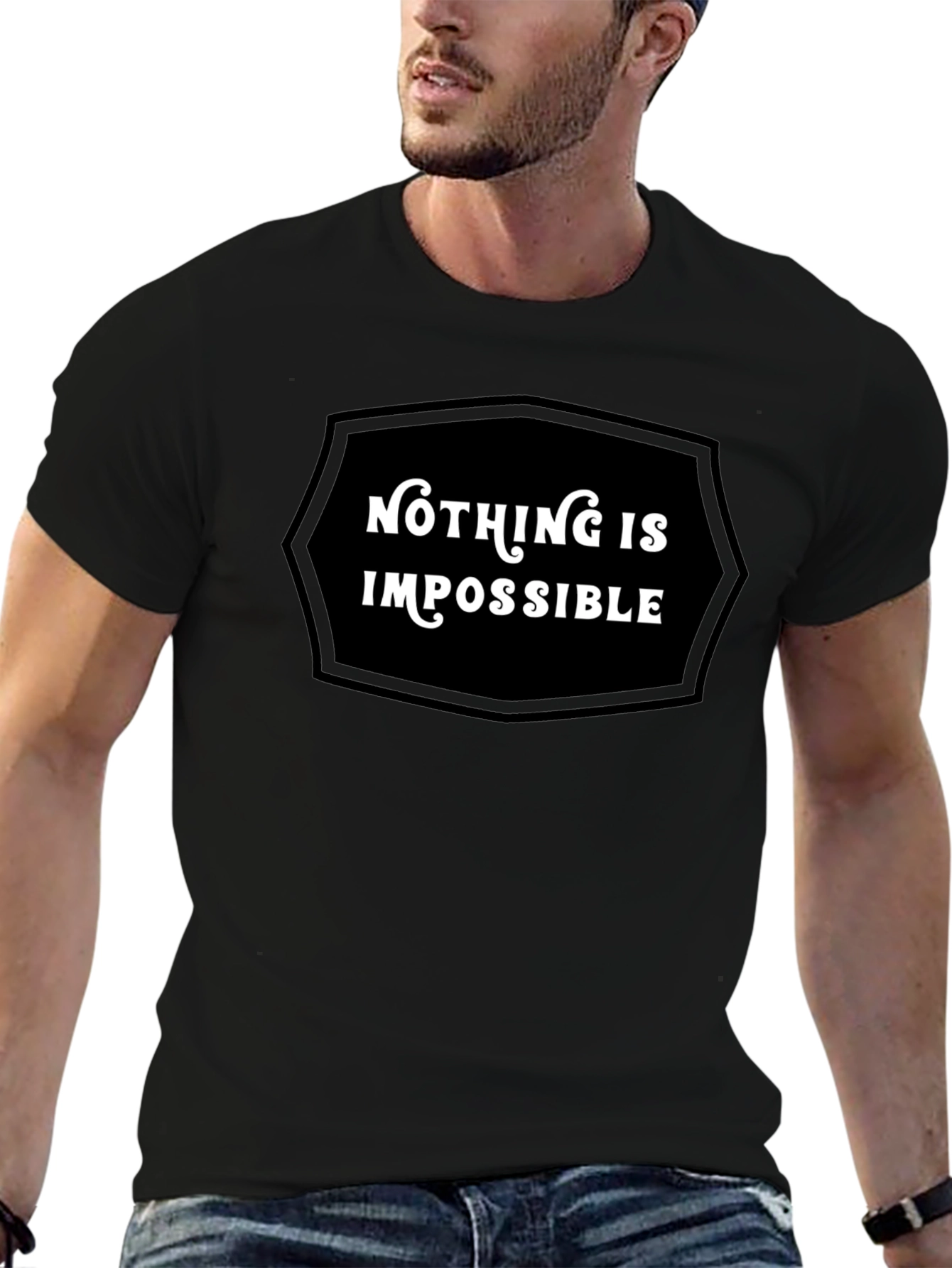 Nothing Is Impossible Graphic Tee - Motivational Shirt