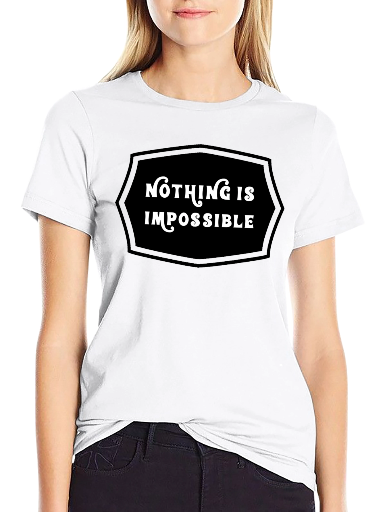 Nothing Is Impossible Graphic Tee - Motivational Shirt
