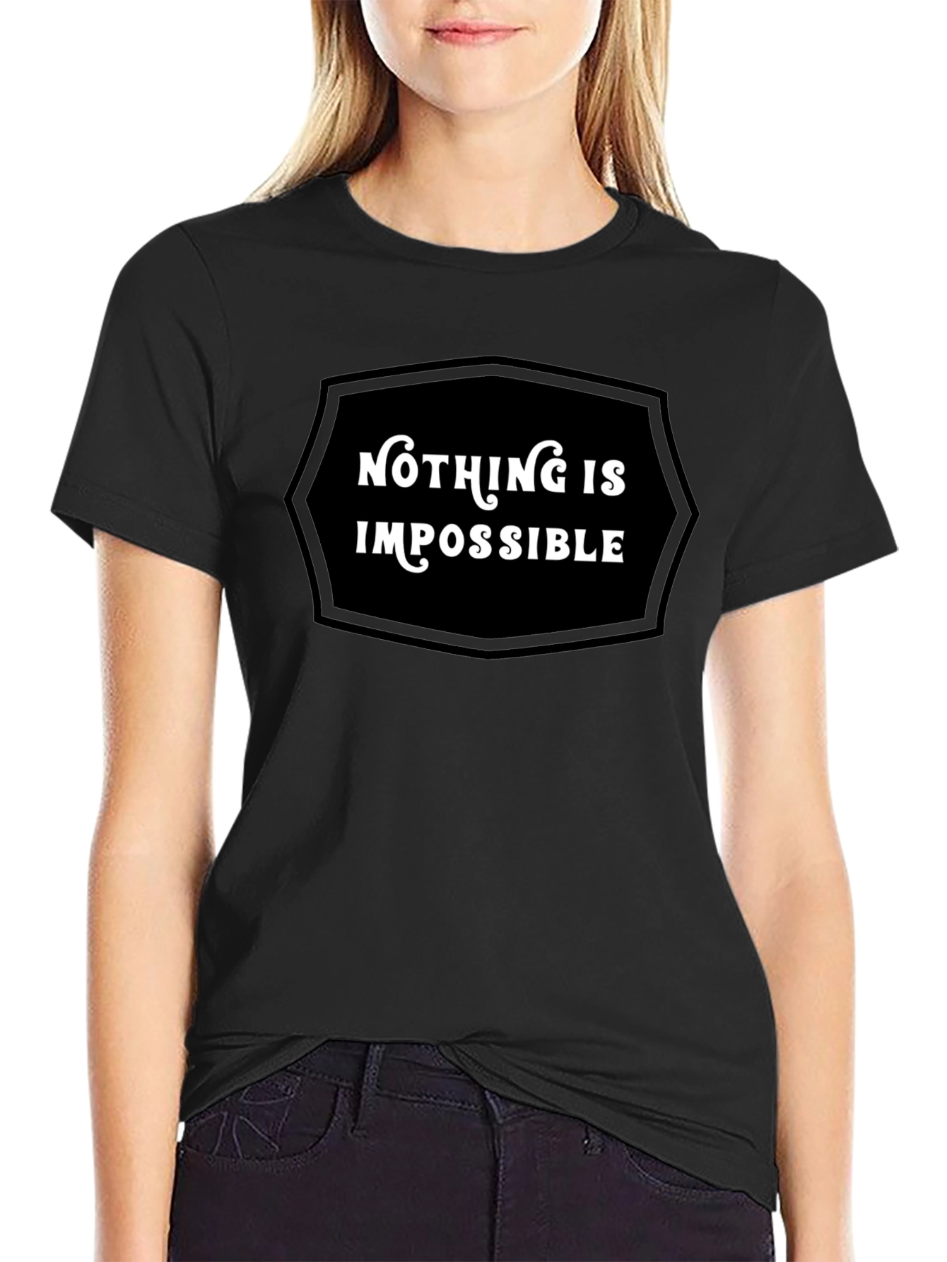 Nothing Is Impossible Graphic Tee - Motivational Shirt