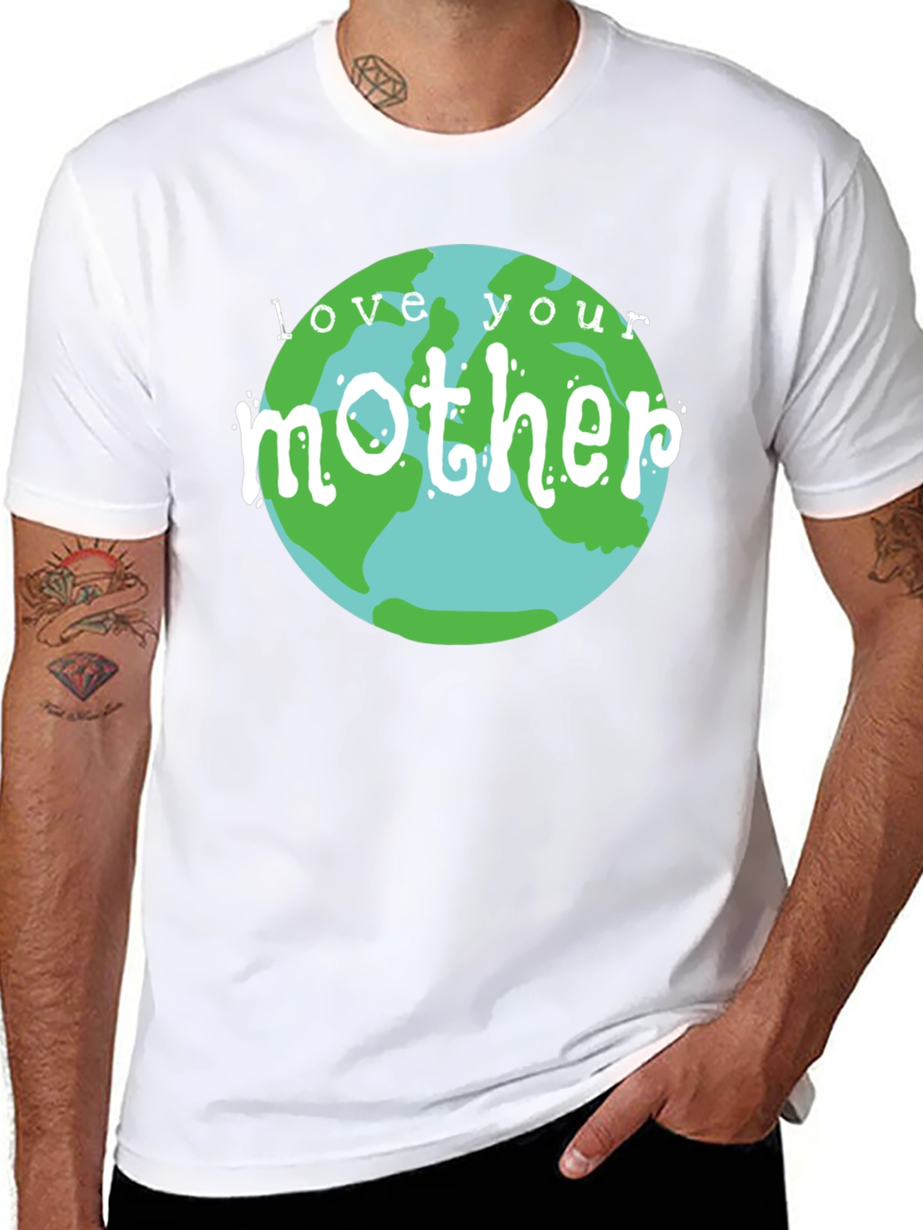 Love Your Mother Earth Graphic T-Shirt