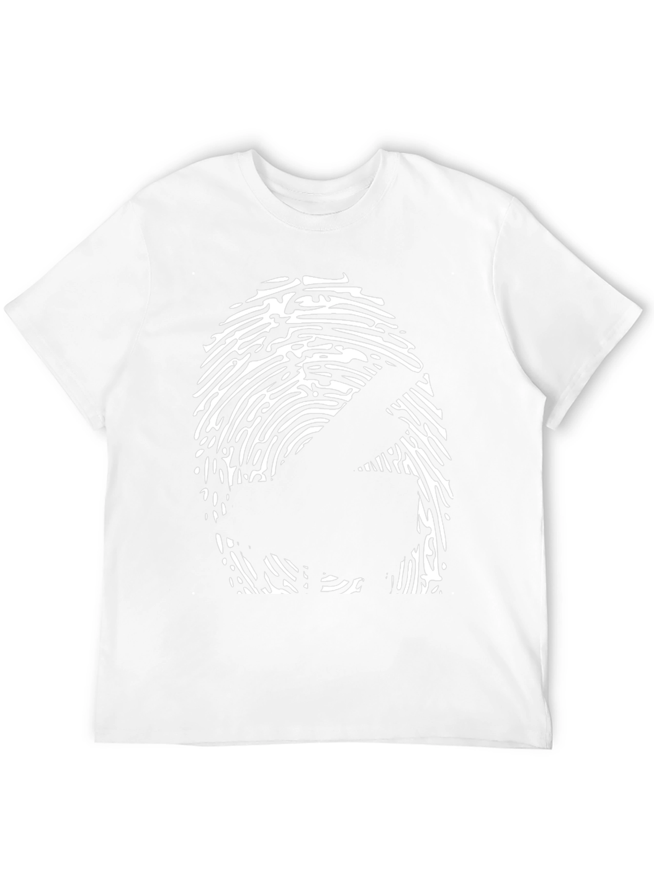 Piano Fingerprint Graphic Tee - Music Lover Shirt