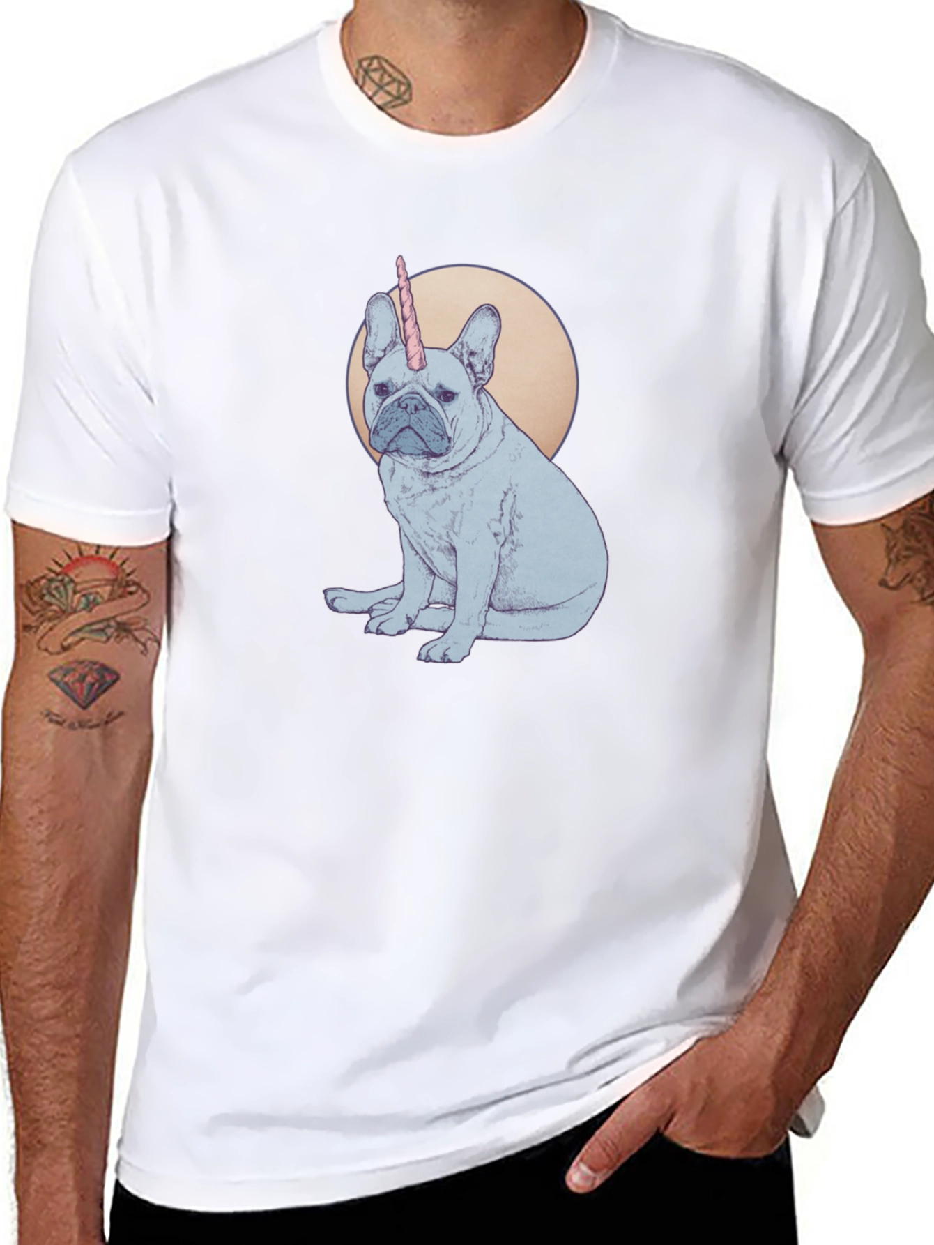 Unicorn French Bulldog Graphic Tee