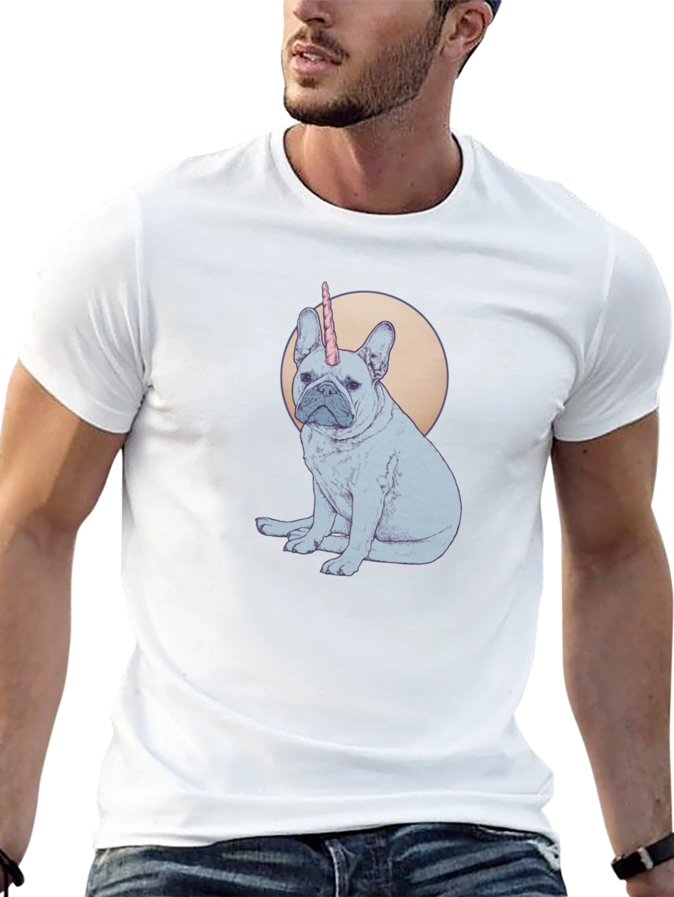 Unicorn French Bulldog Graphic Tee