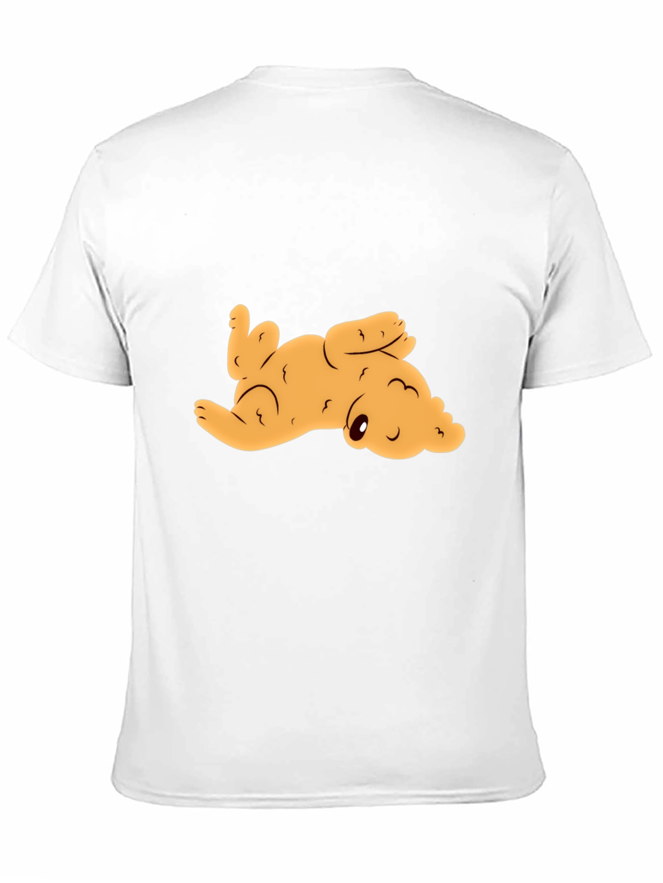 Cute Puppy Graphic Tee - Black