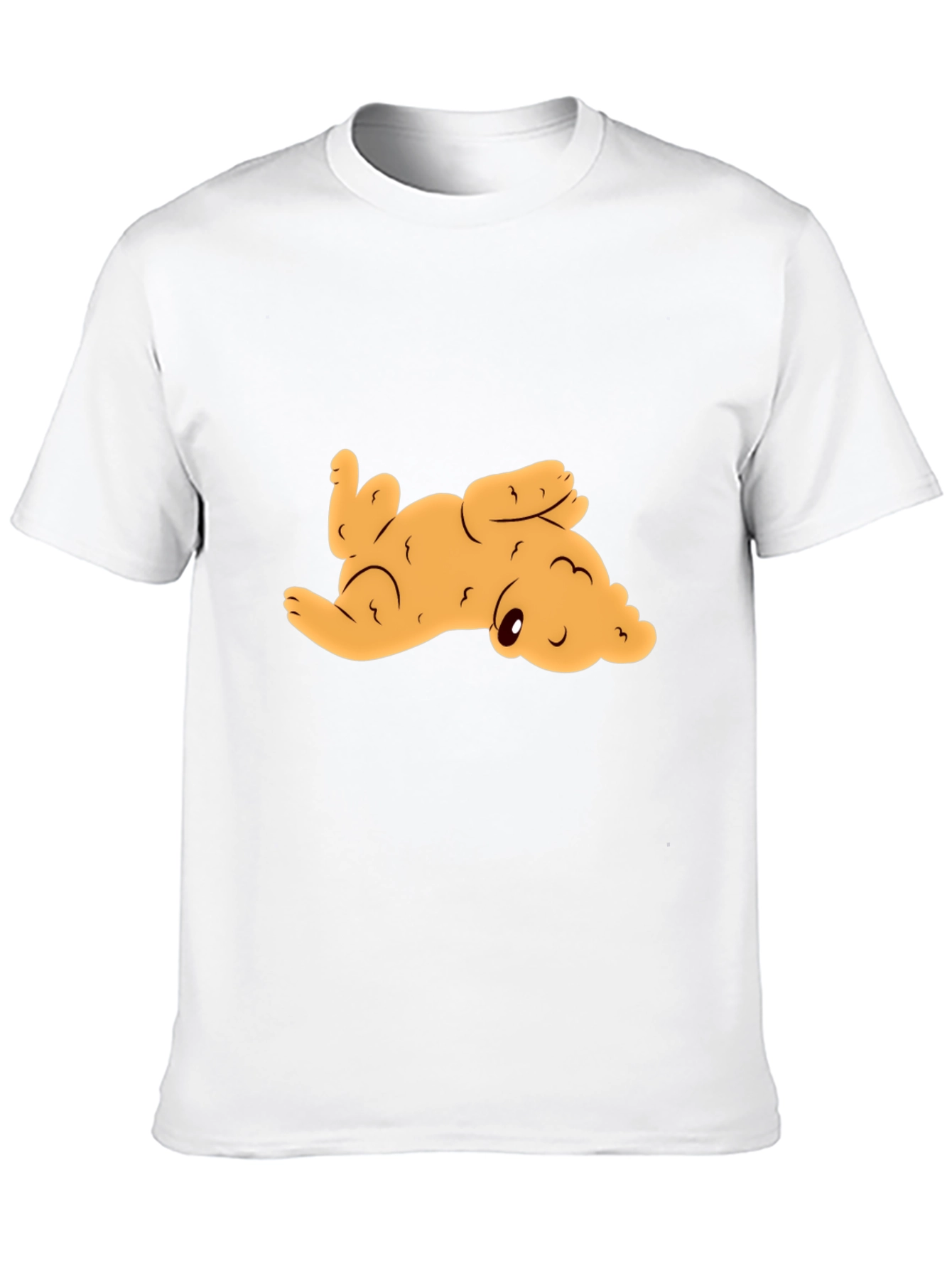 Cute Puppy Graphic Tee - Black