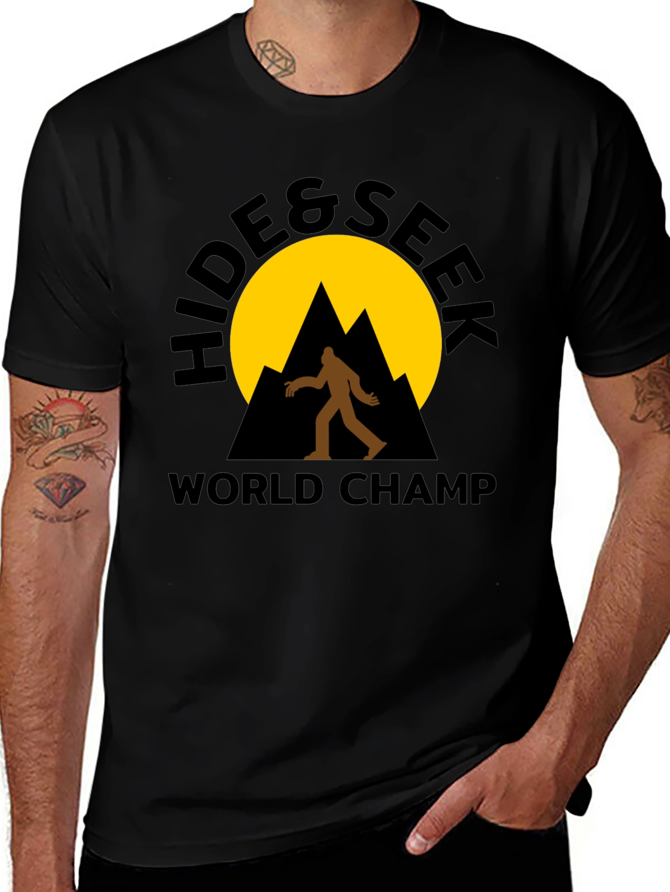 Hide & Seek World Champ Bigfoot T-Shirt