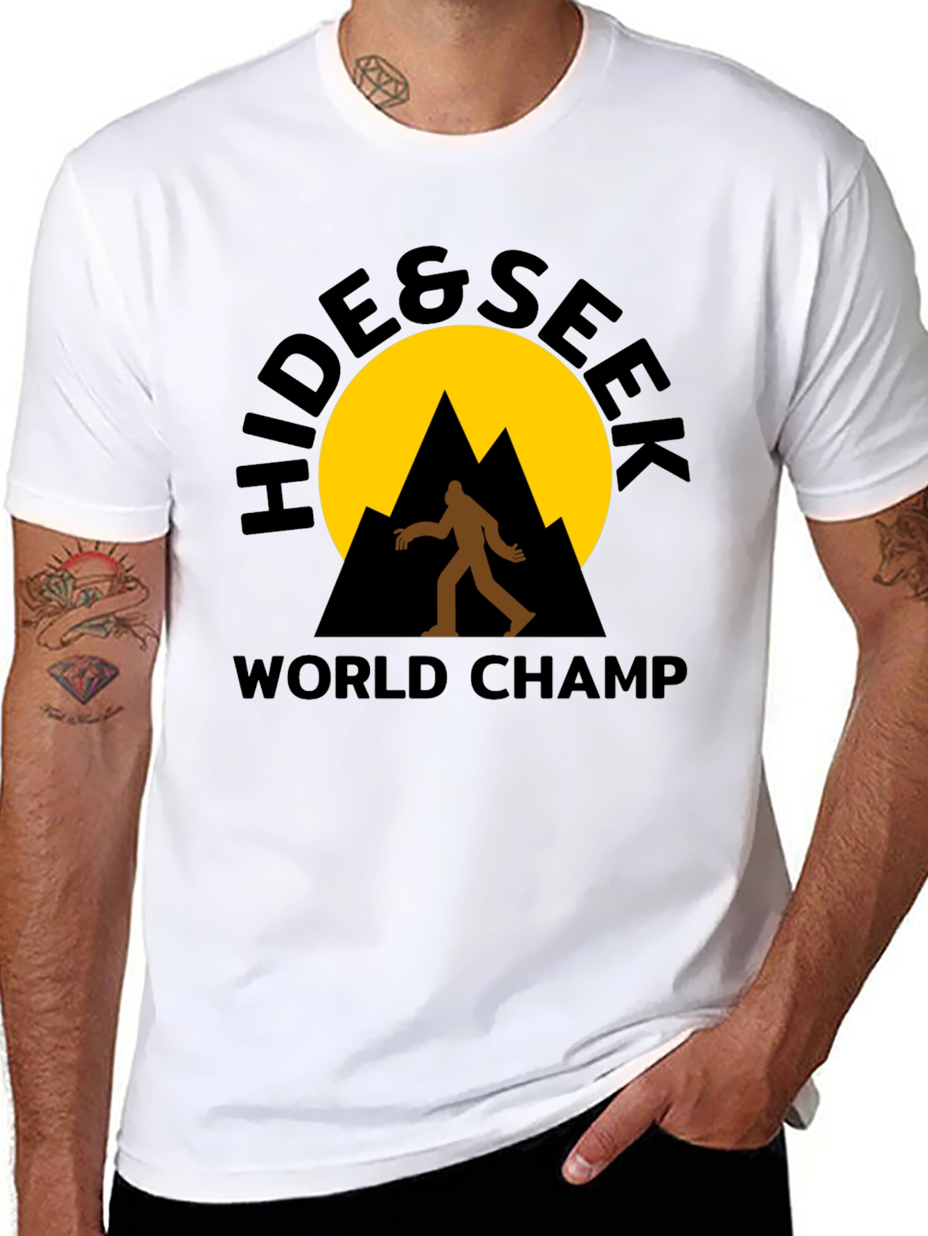 Hide & Seek World Champ Bigfoot T-Shirt