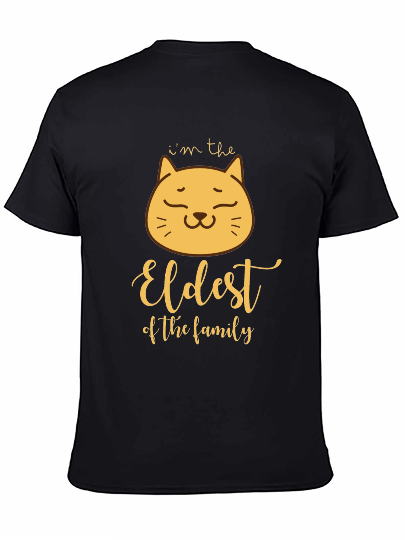 Eldest Cat Family T-Shirt - Funny Cat Lover Tee