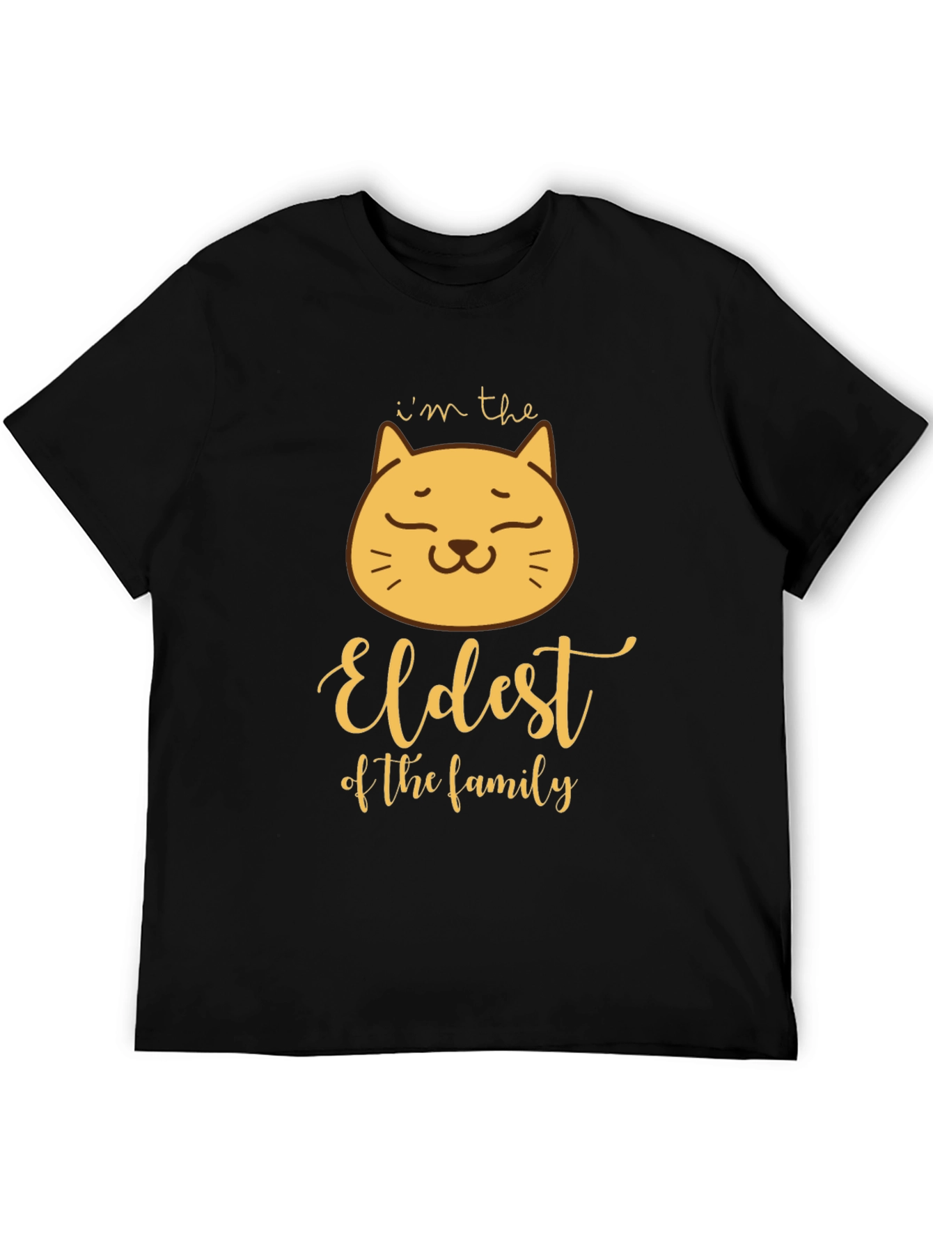 Eldest Cat Family T-Shirt - Funny Cat Lover Tee