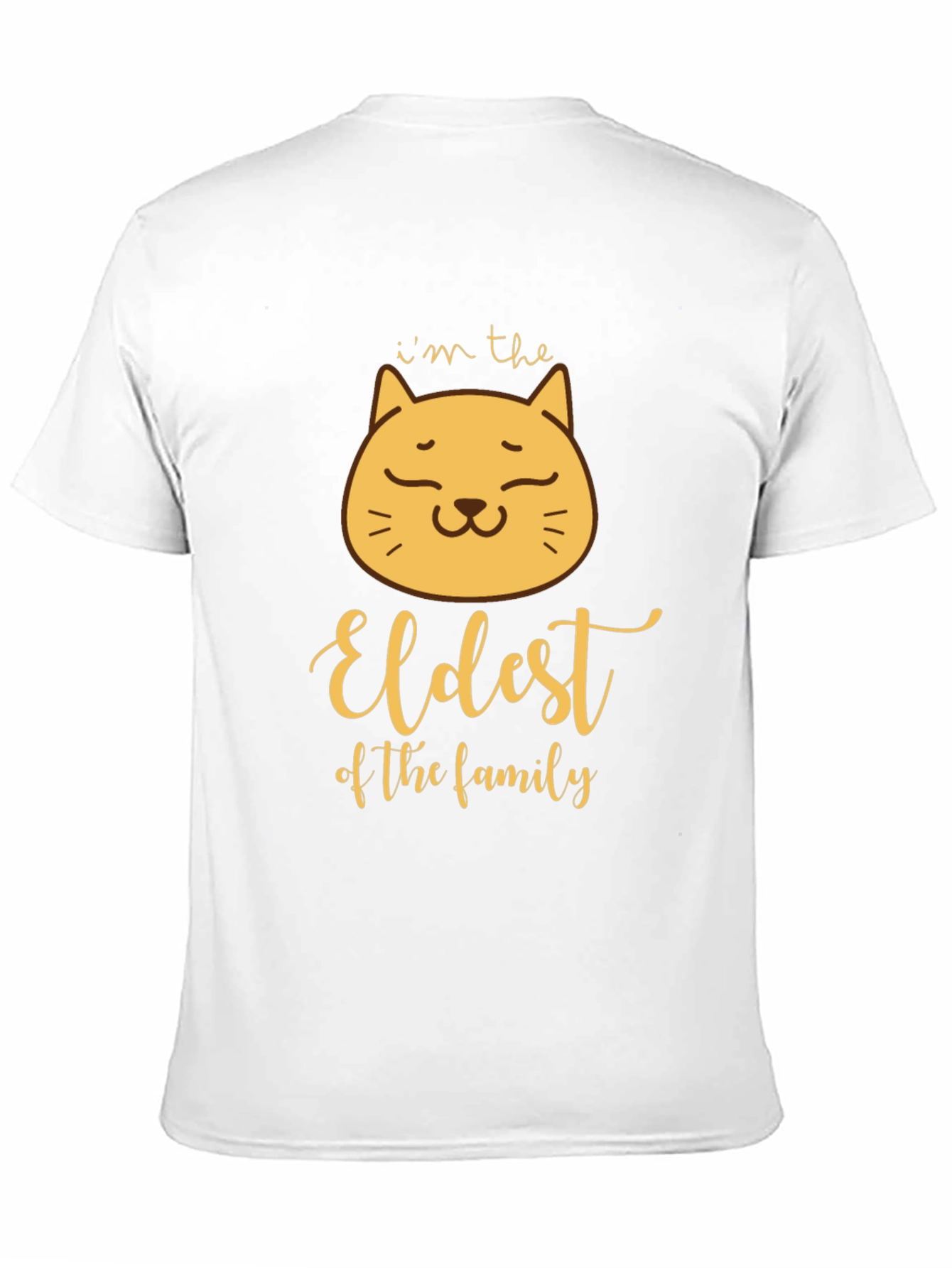 Eldest Cat Family T-Shirt - Funny Cat Lover Tee