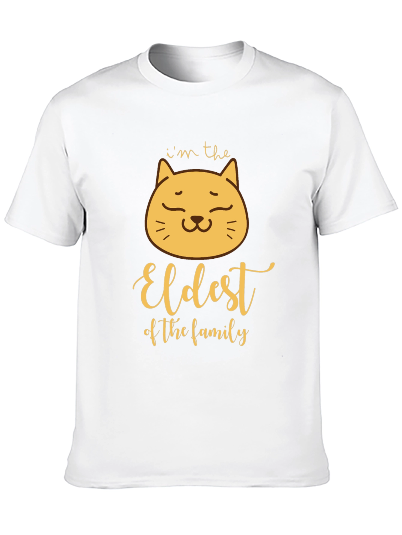 Eldest Cat Family T-Shirt - Funny Cat Lover Tee
