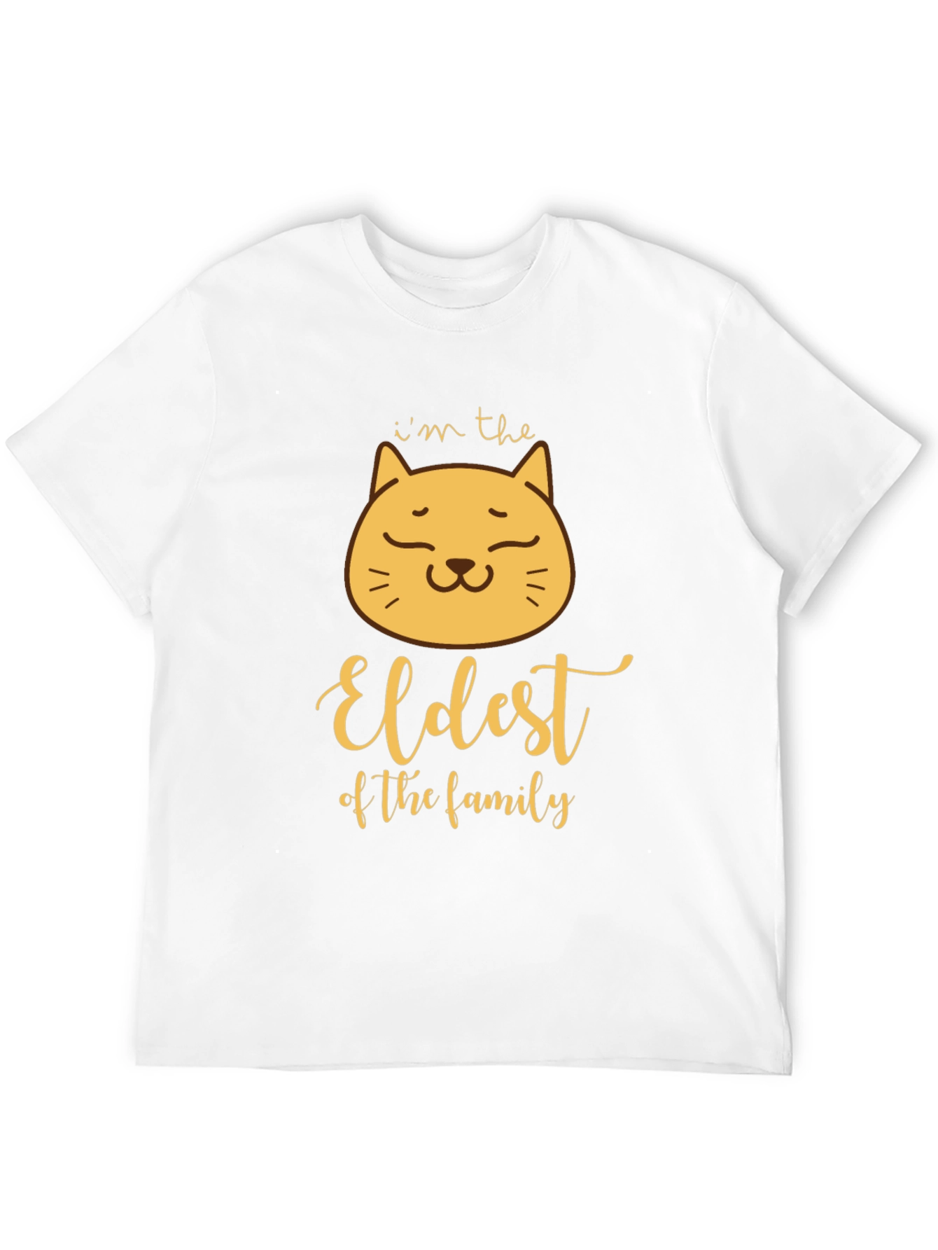 Eldest Cat Family T-Shirt - Funny Cat Lover Tee