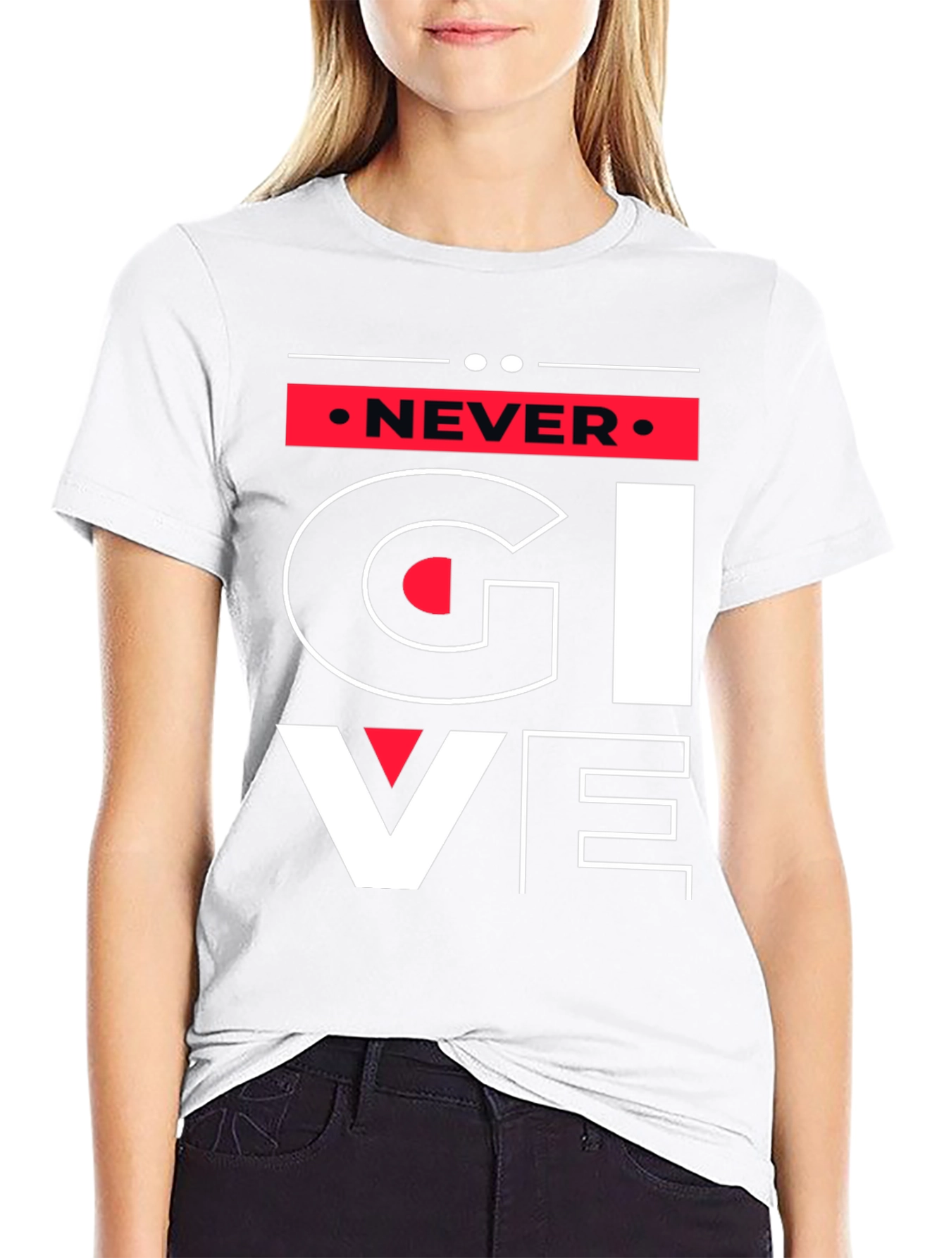 Never Give Up Graphic Tee