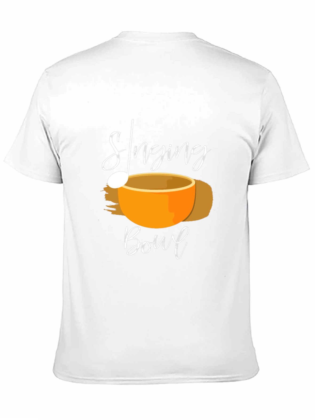 Singing Bowl Black T-Shirt - Meditation Apparel