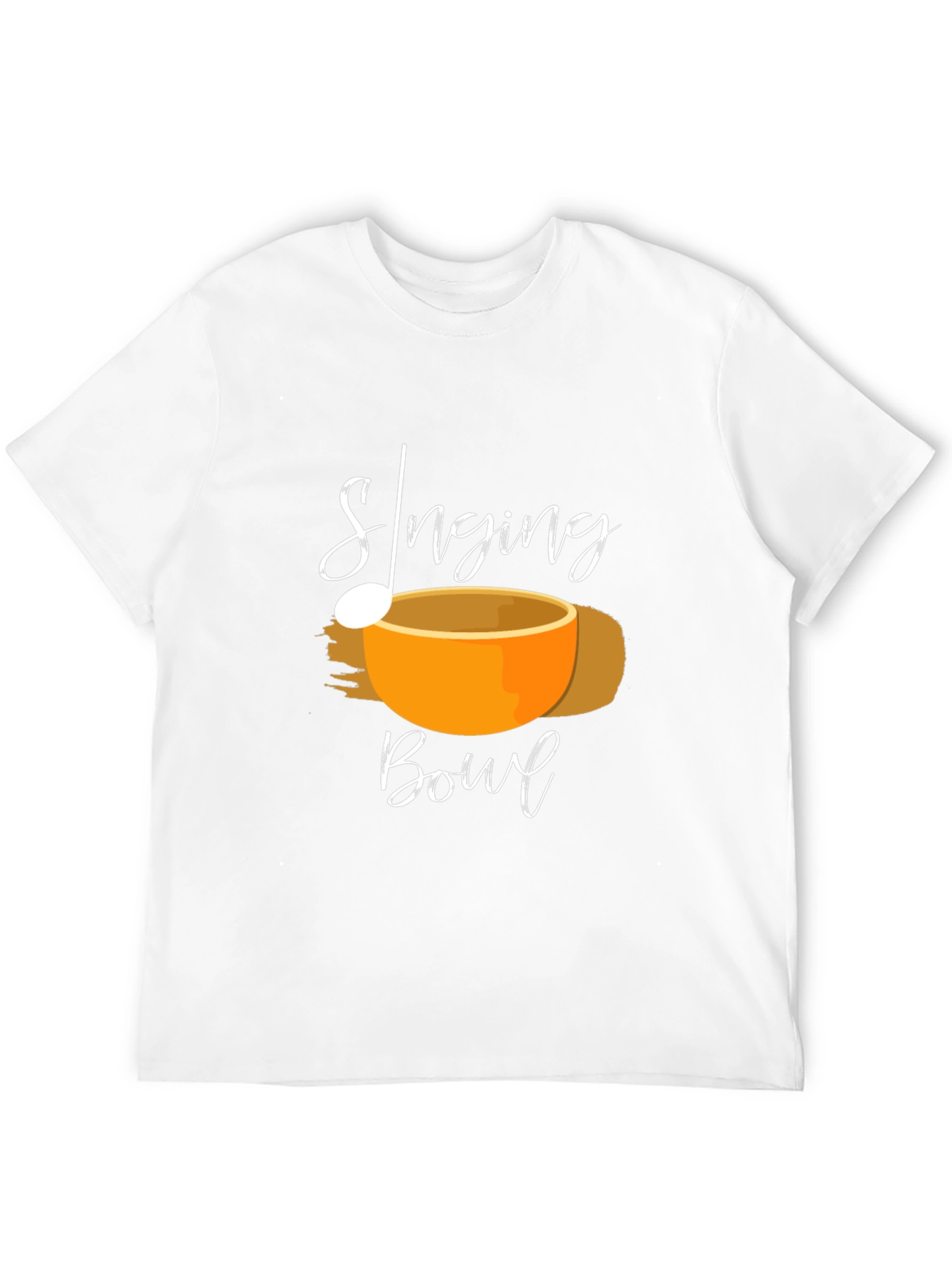 Singing Bowl Black T-Shirt - Meditation Apparel