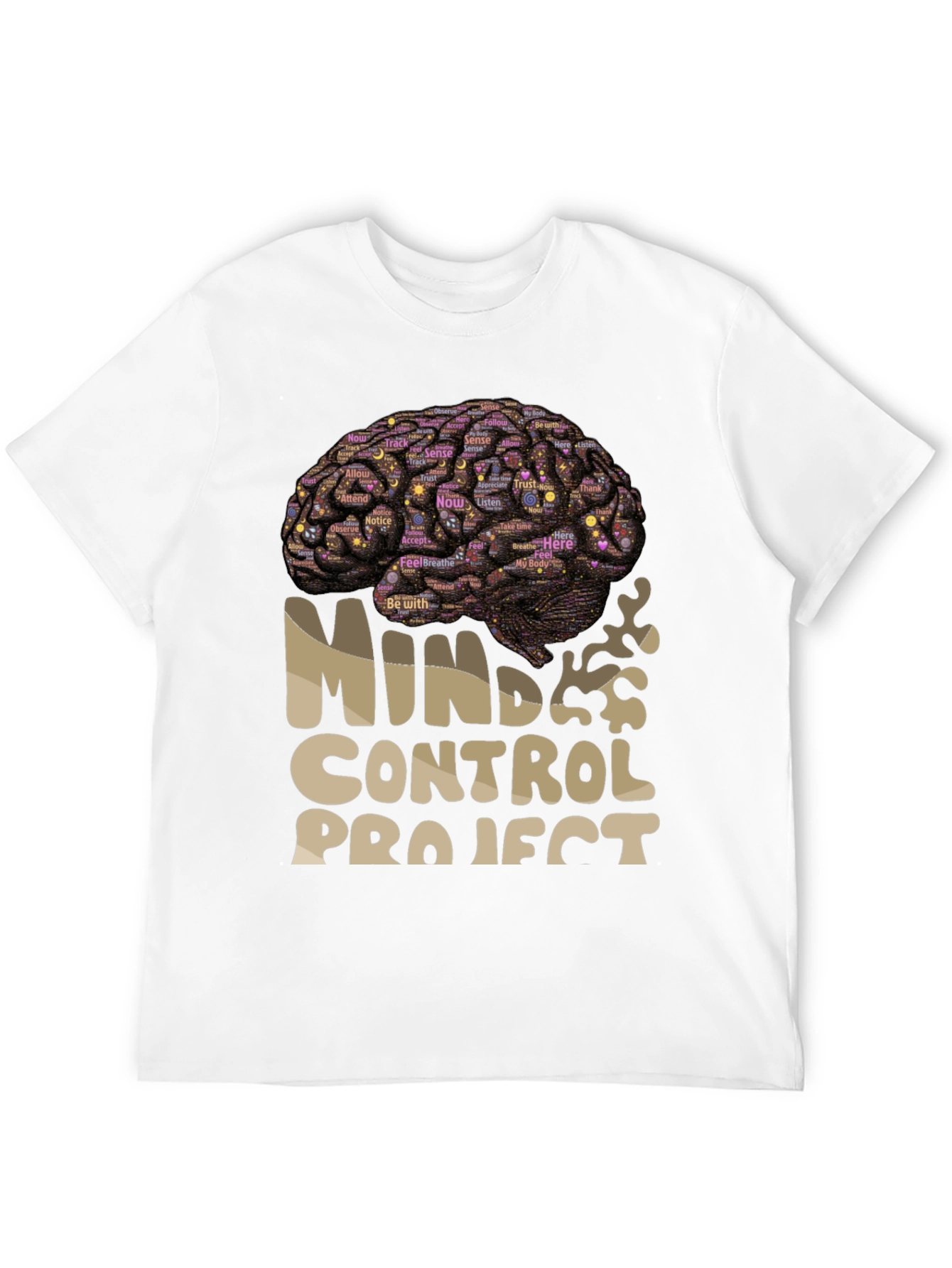 Mind Control Project Brain Graphic T-Shirt