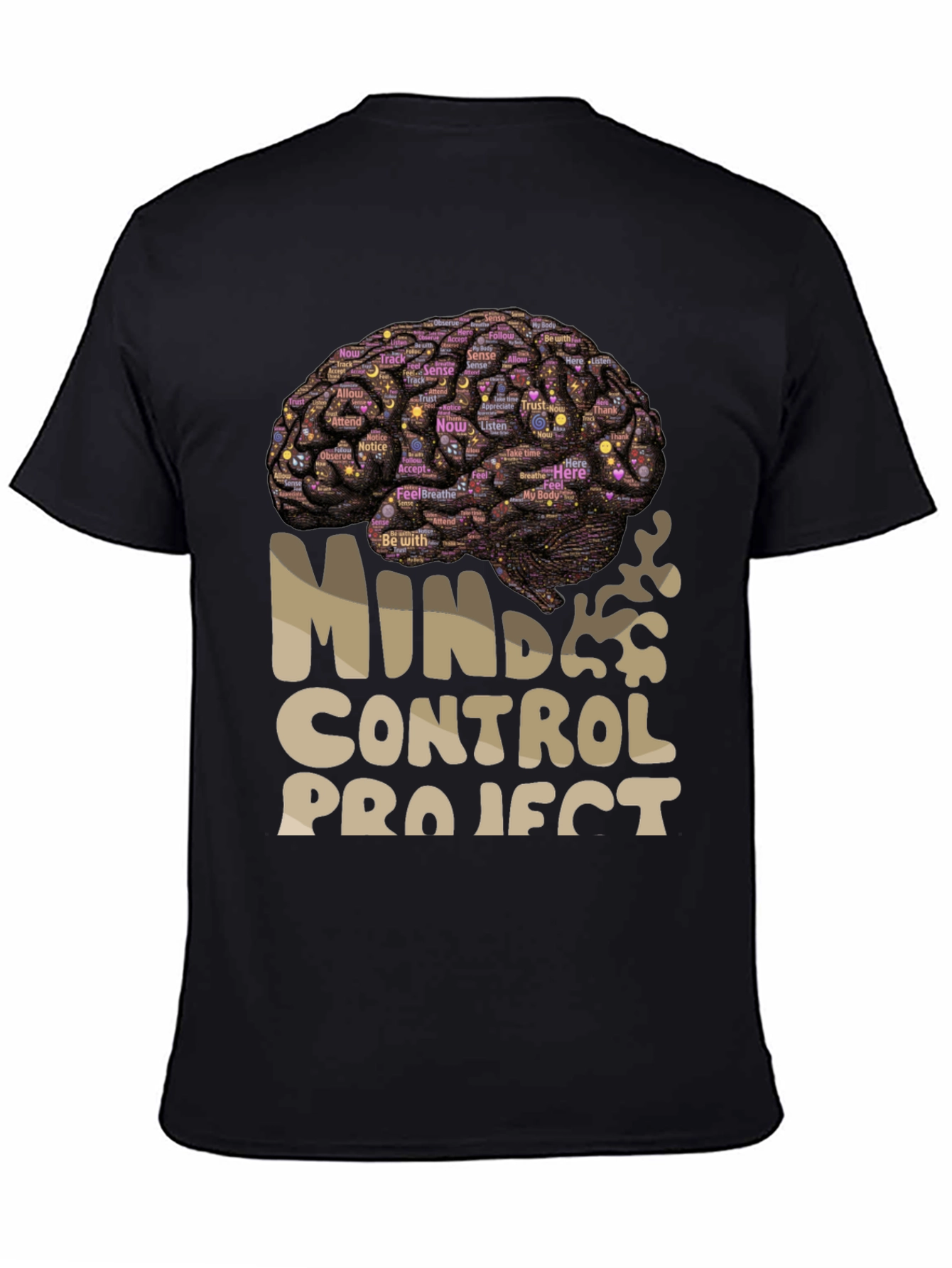 Mind Control Project Brain Graphic T-Shirt