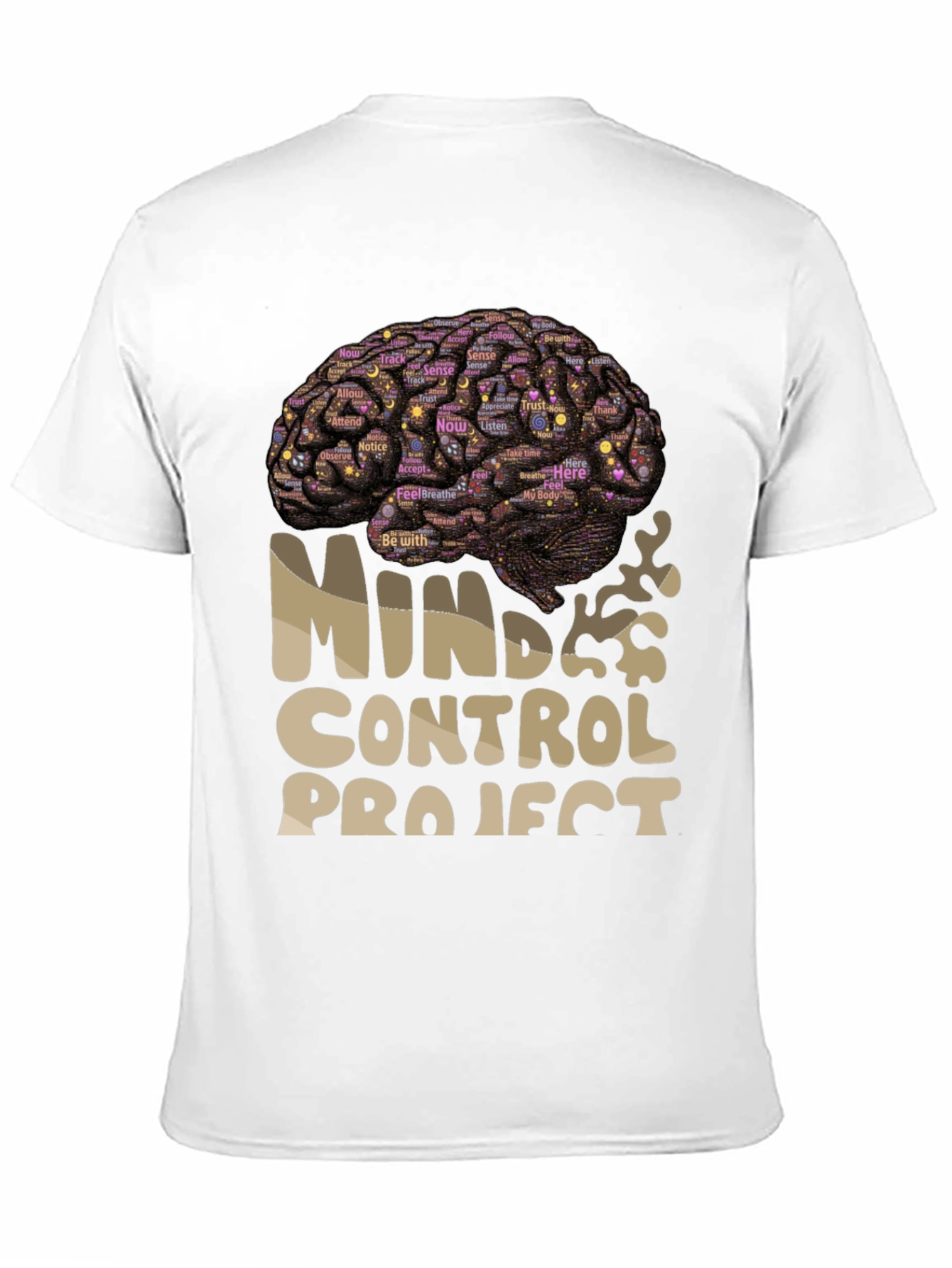 Mind Control Project Brain Graphic T-Shirt