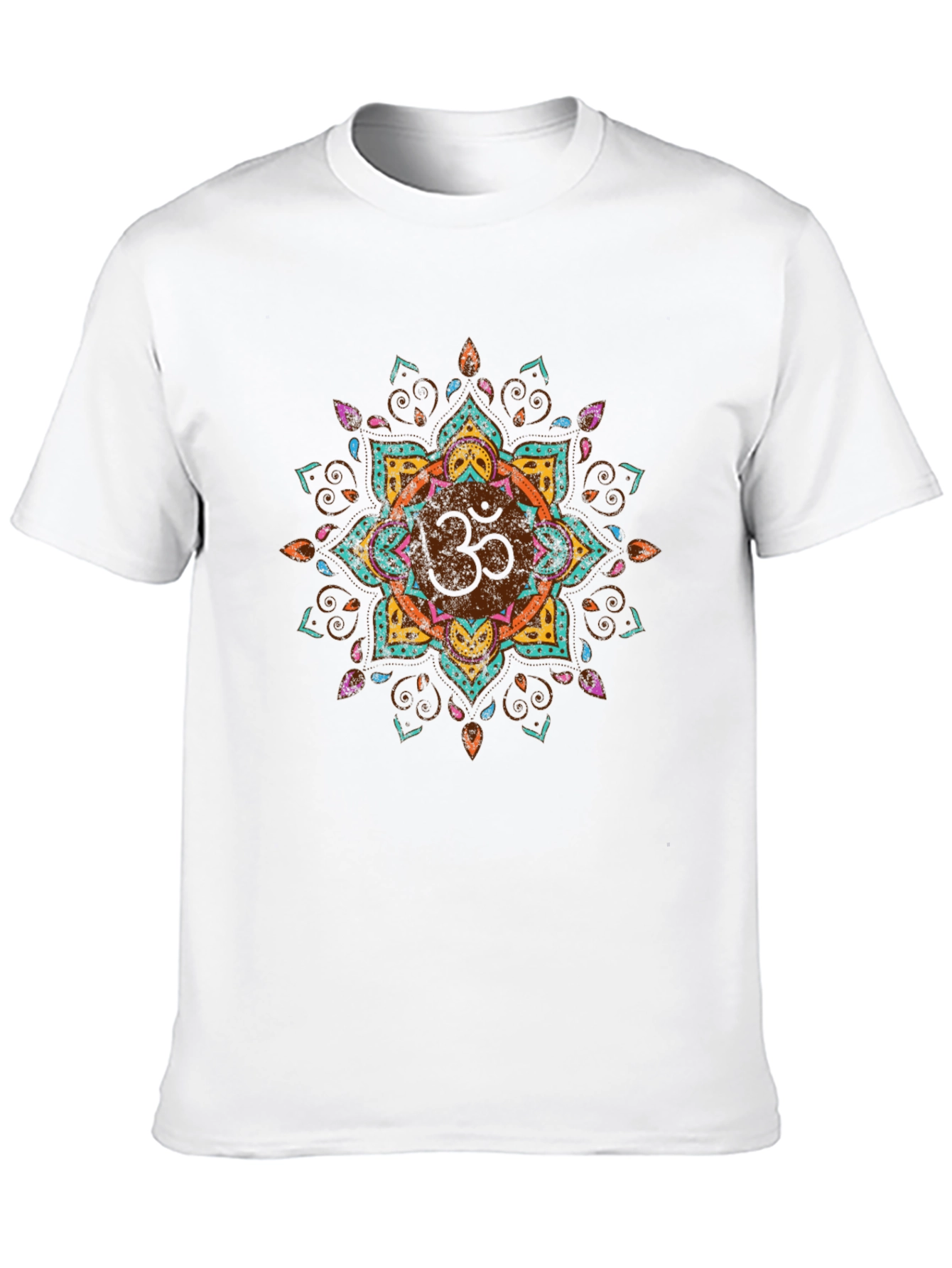 Om Mandala Graphic T-Shirt - Black