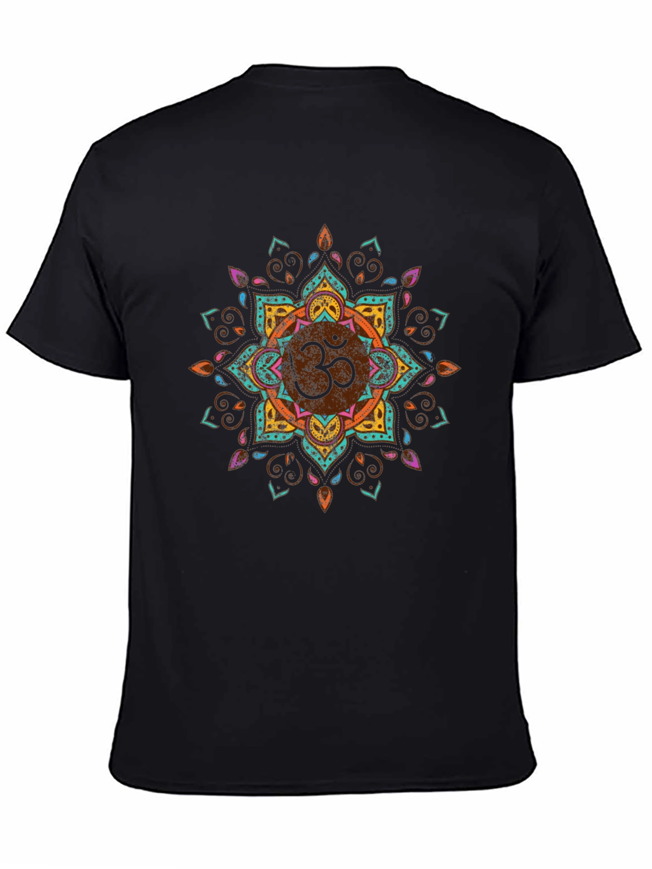 Om Mandala Graphic T-Shirt - Black