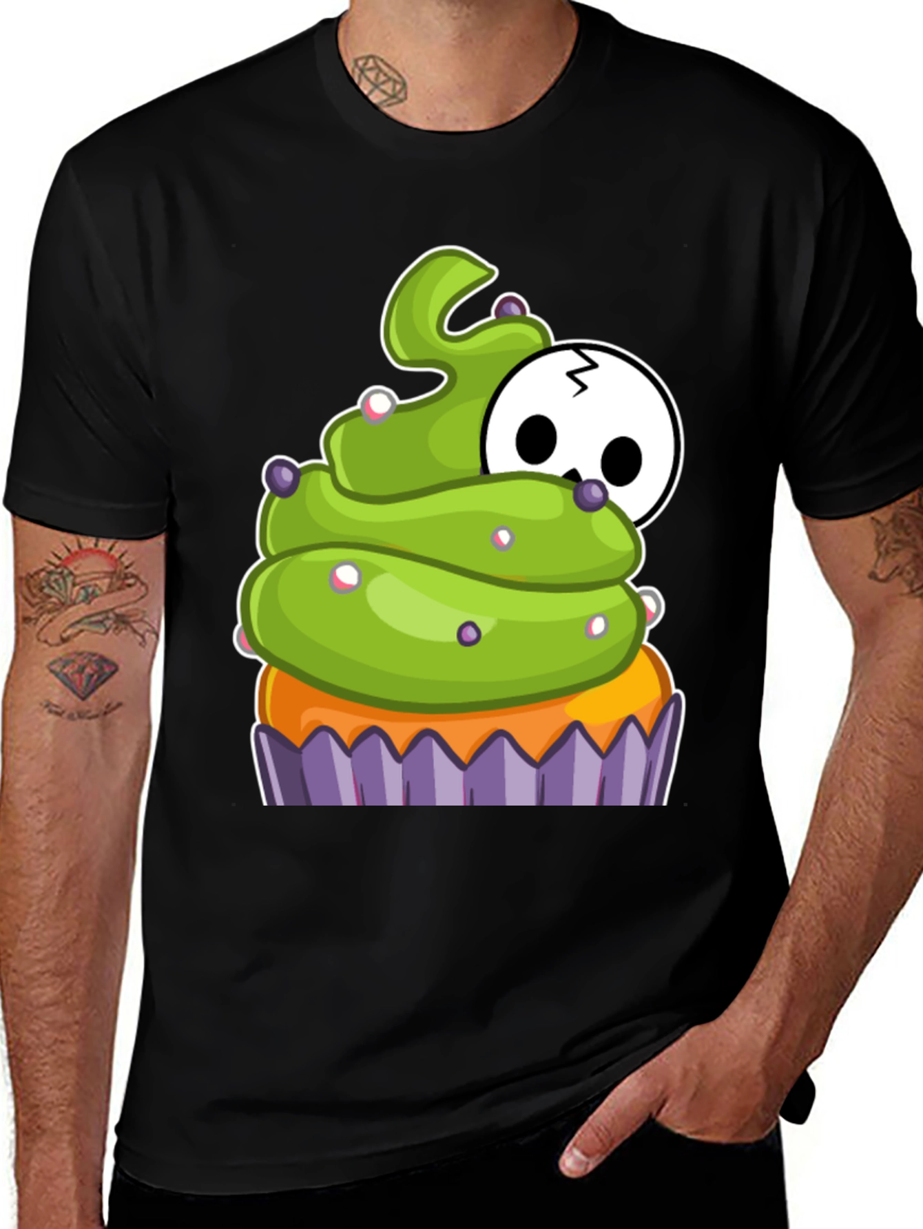 Halloween Cupcake T-Shirt - Spooky Treat