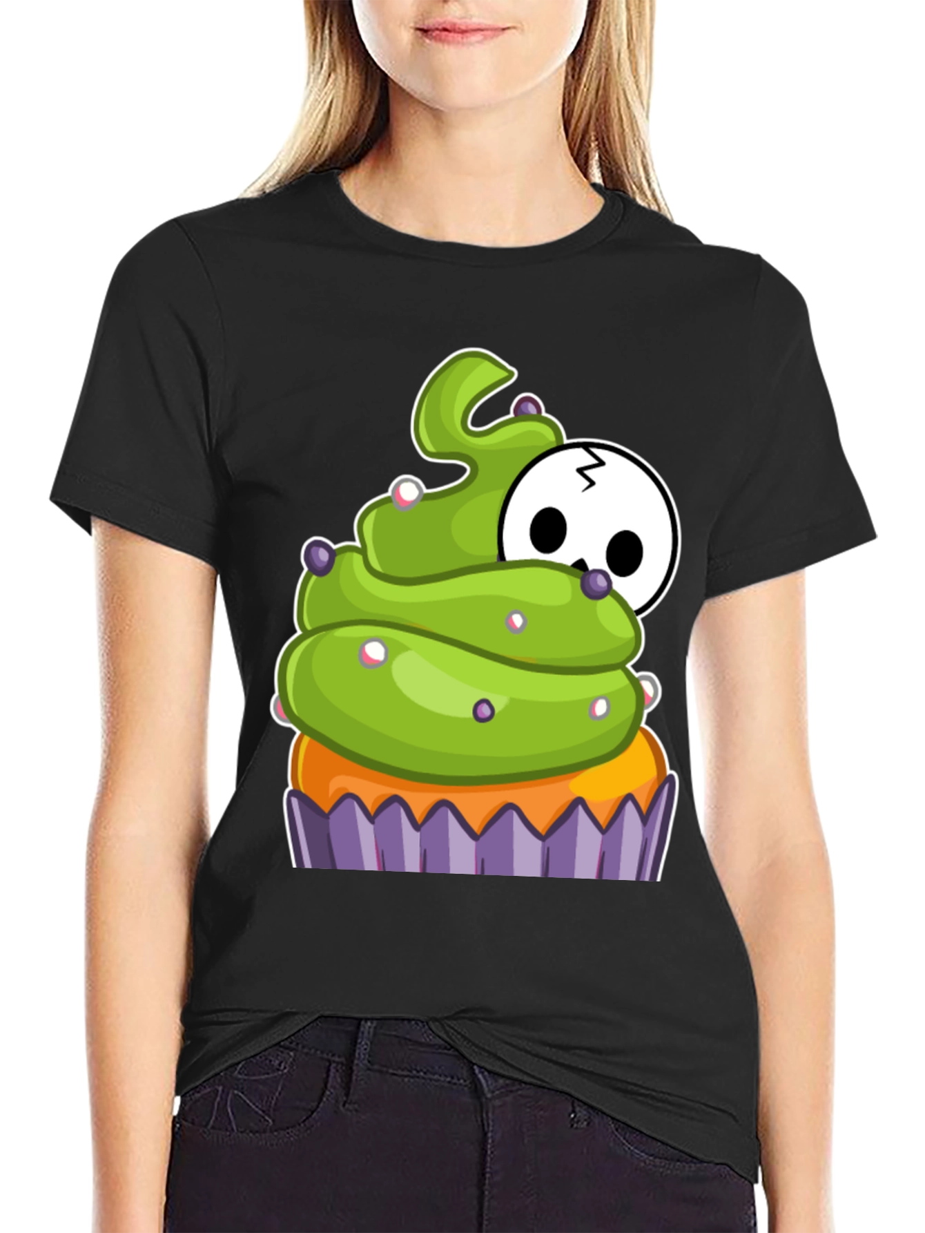 Halloween Cupcake T-Shirt - Spooky Treat