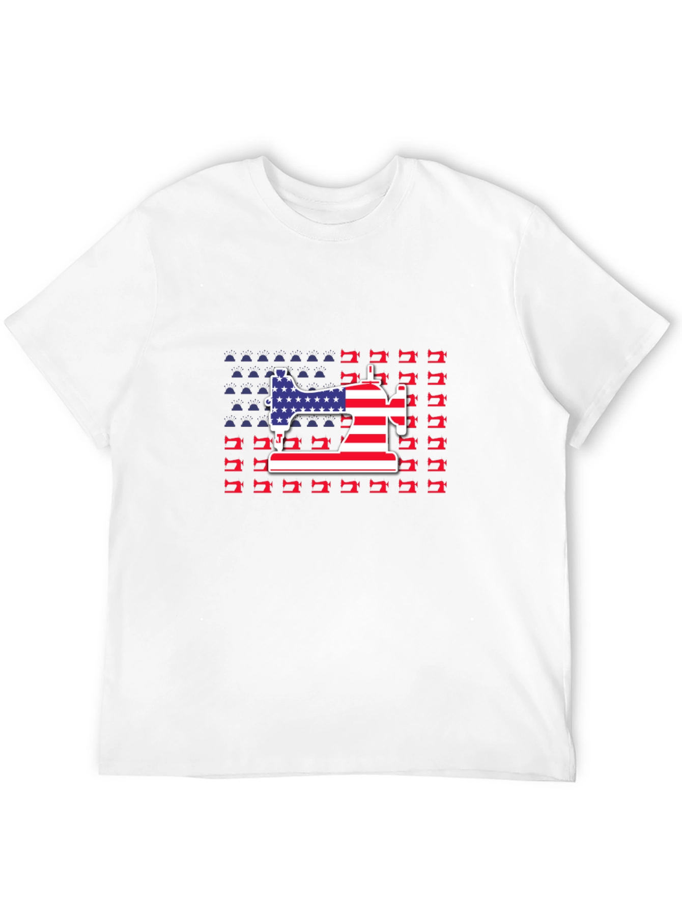 Patriotic Sewing Machine T-Shirt