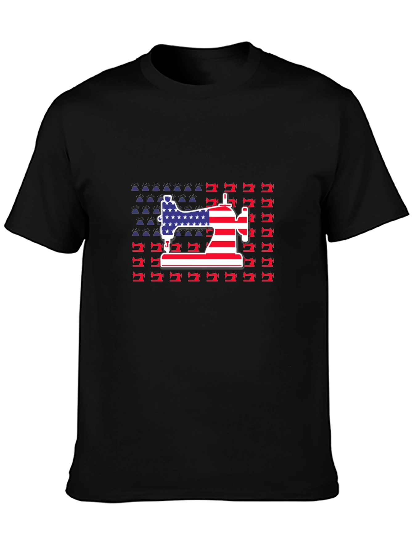 Patriotic Sewing Machine T-Shirt