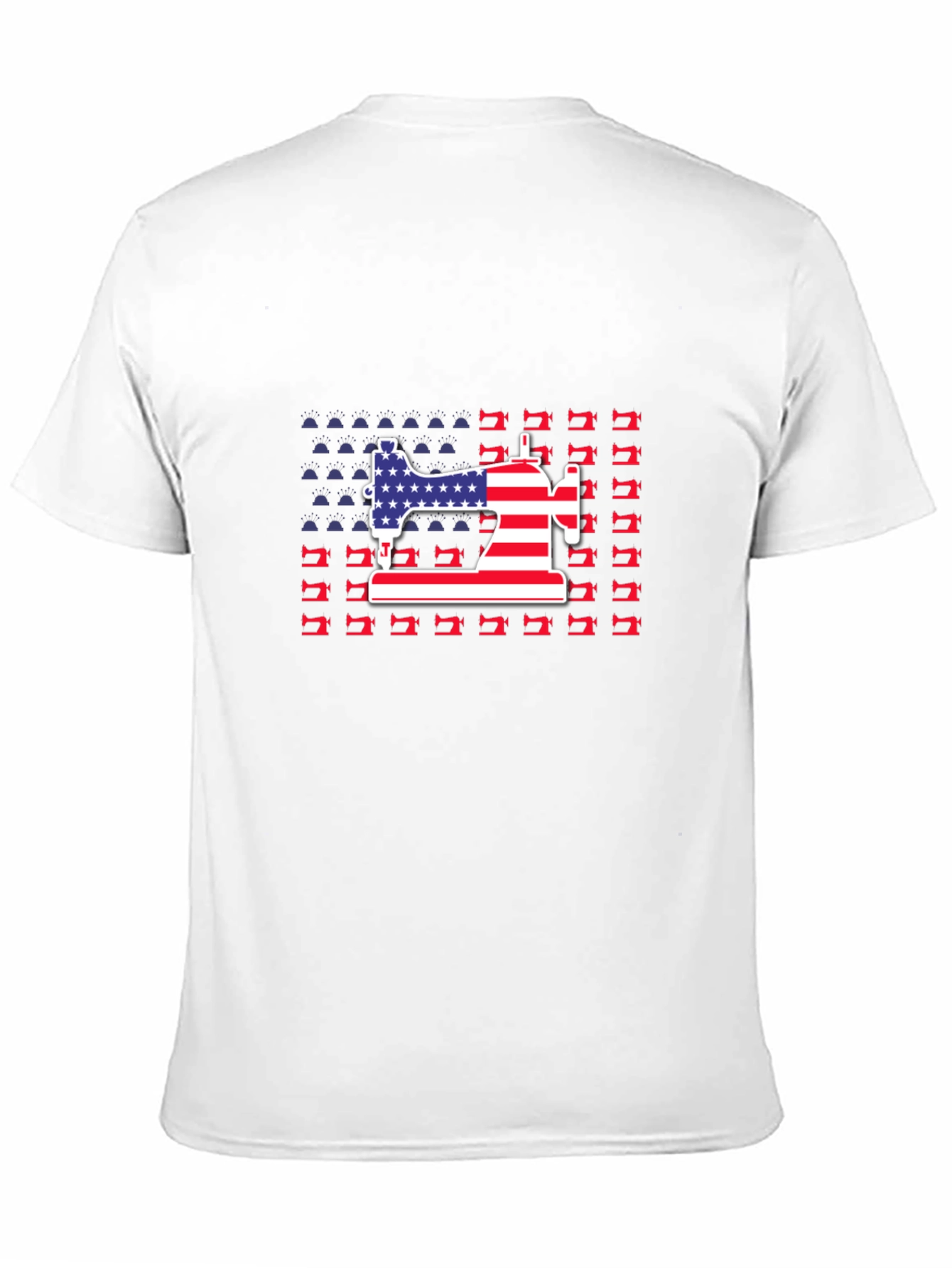 Patriotic Sewing Machine T-Shirt