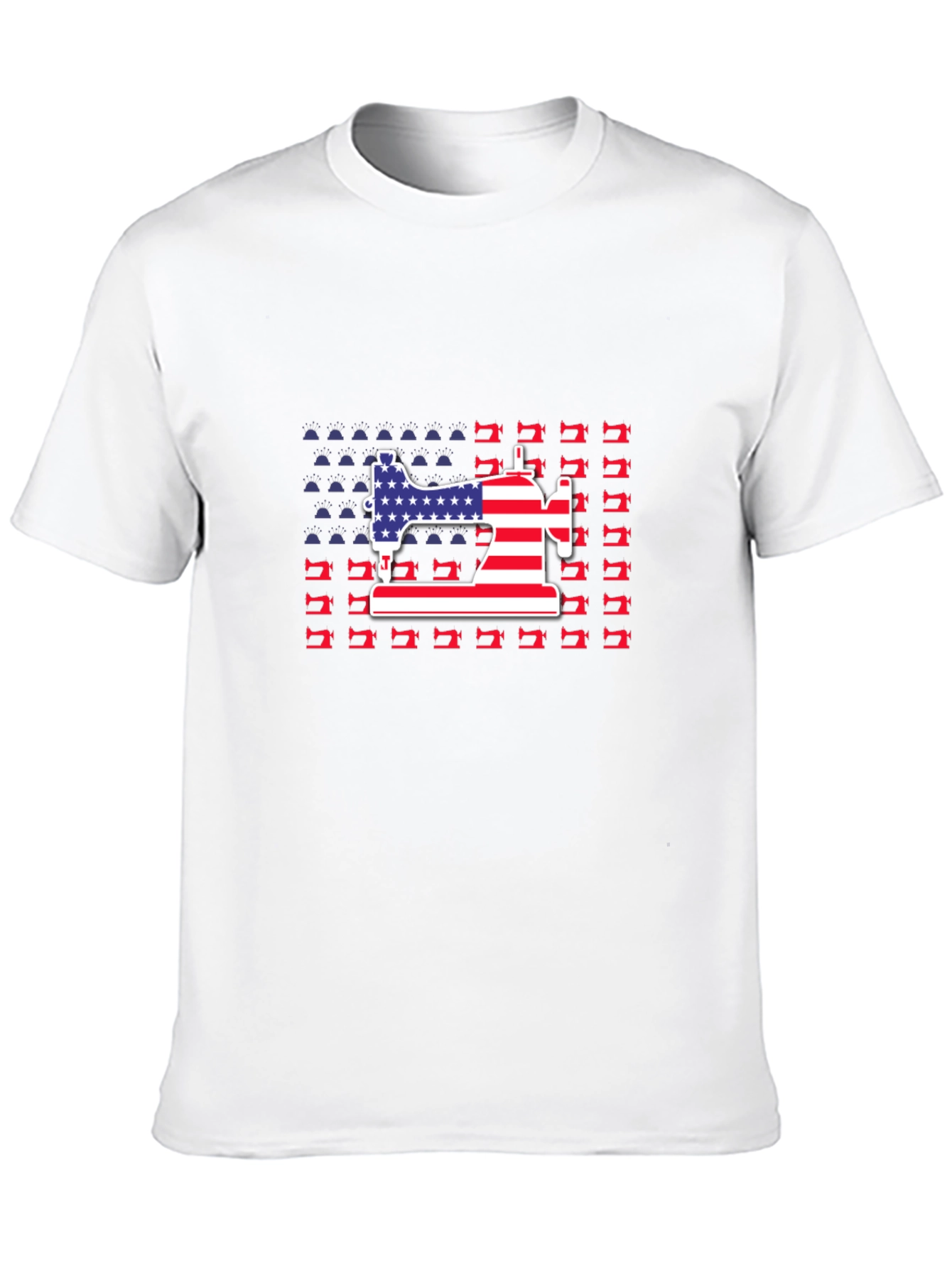Patriotic Sewing Machine T-Shirt