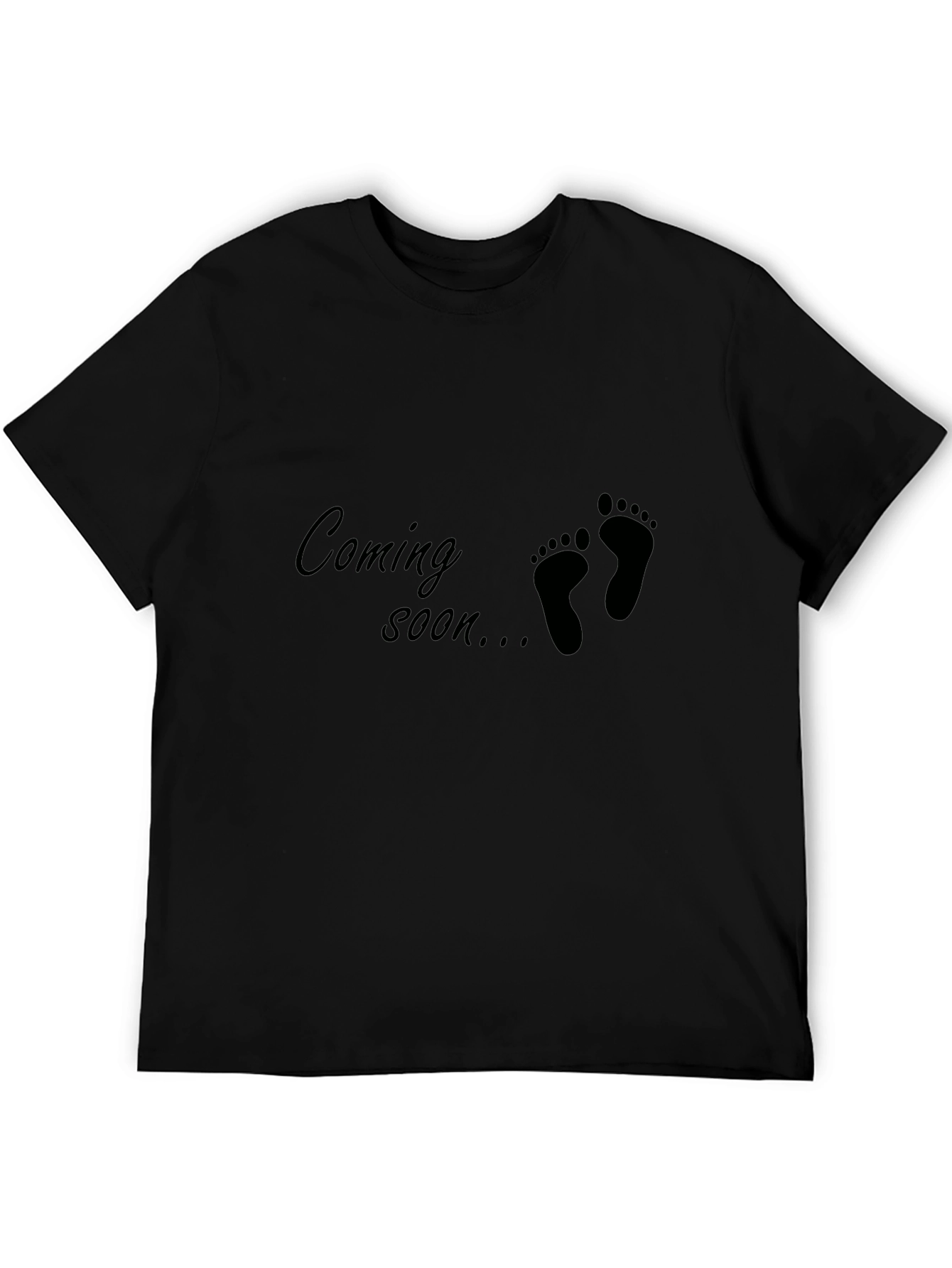 Coming Soon Baby Feet Graphic Tee - Unisex